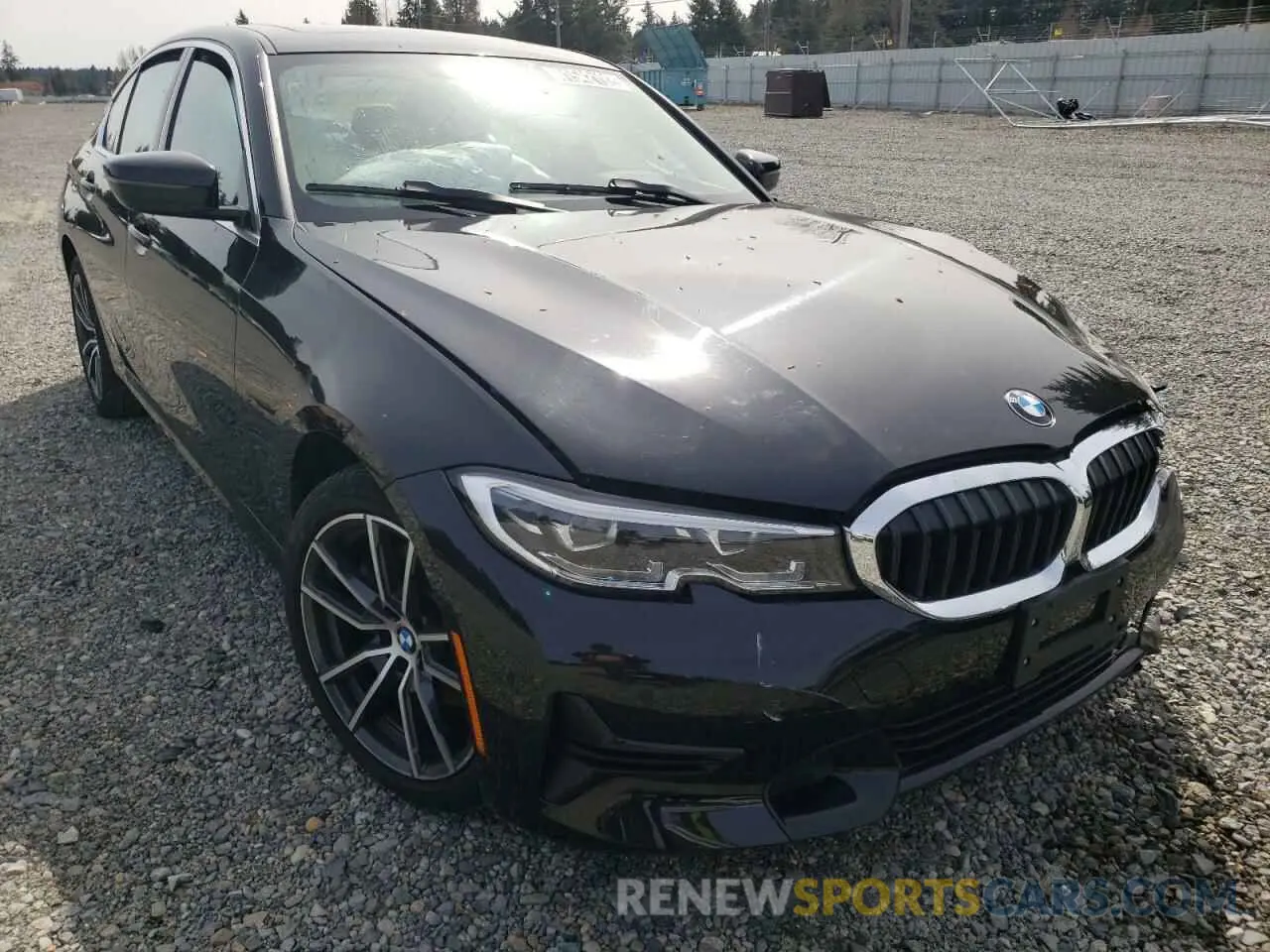 1 Photograph of a damaged car 3MW5R7J00M8C12683 BMW 3 SERIES 2021