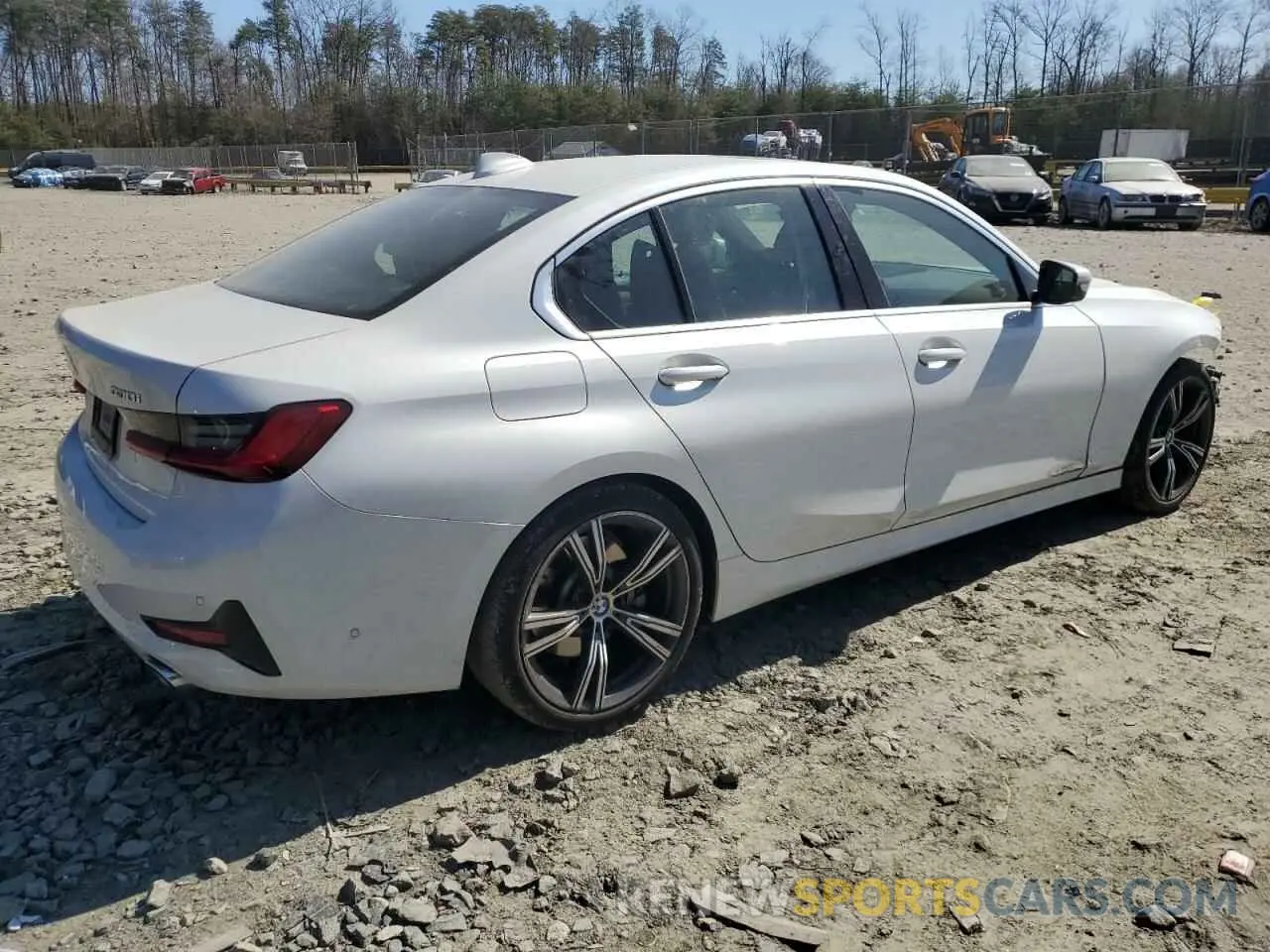 3 Photograph of a damaged car 3MW5R7J01M8B91505 BMW 3 SERIES 2021