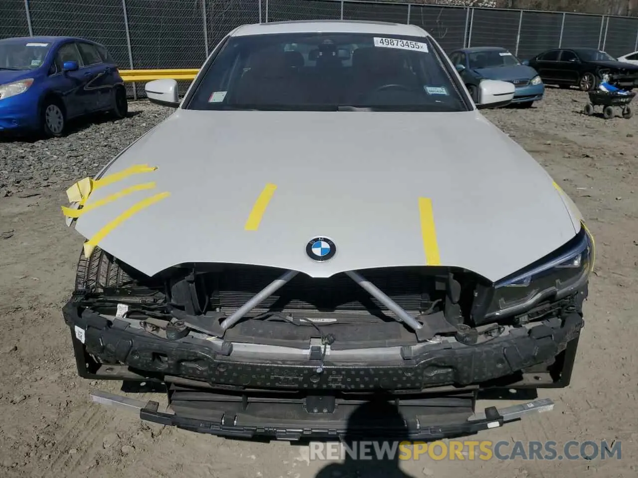 5 Photograph of a damaged car 3MW5R7J01M8B91505 BMW 3 SERIES 2021