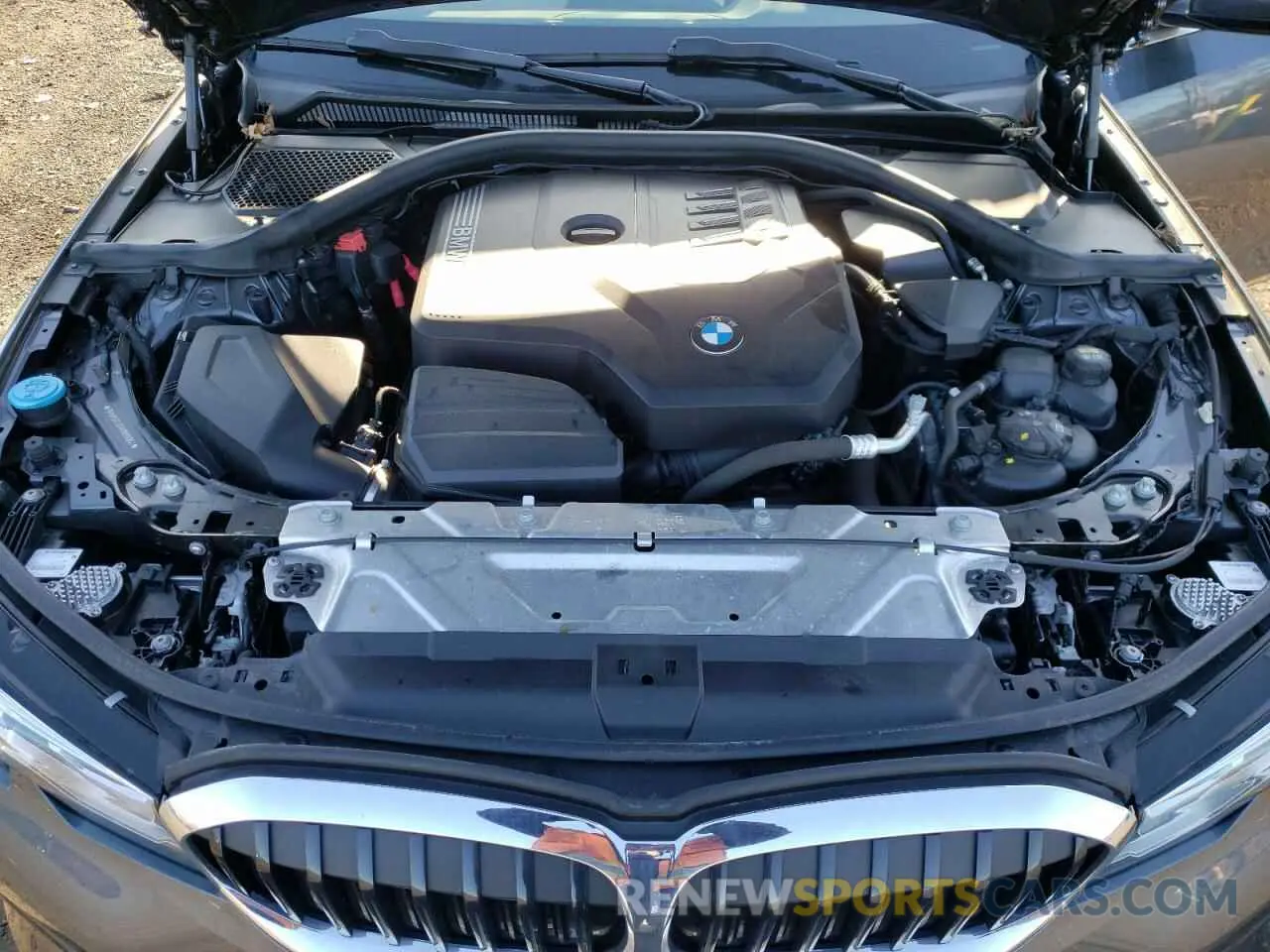 11 Photograph of a damaged car 3MW5R7J01M8B96851 BMW 3 SERIES 2021