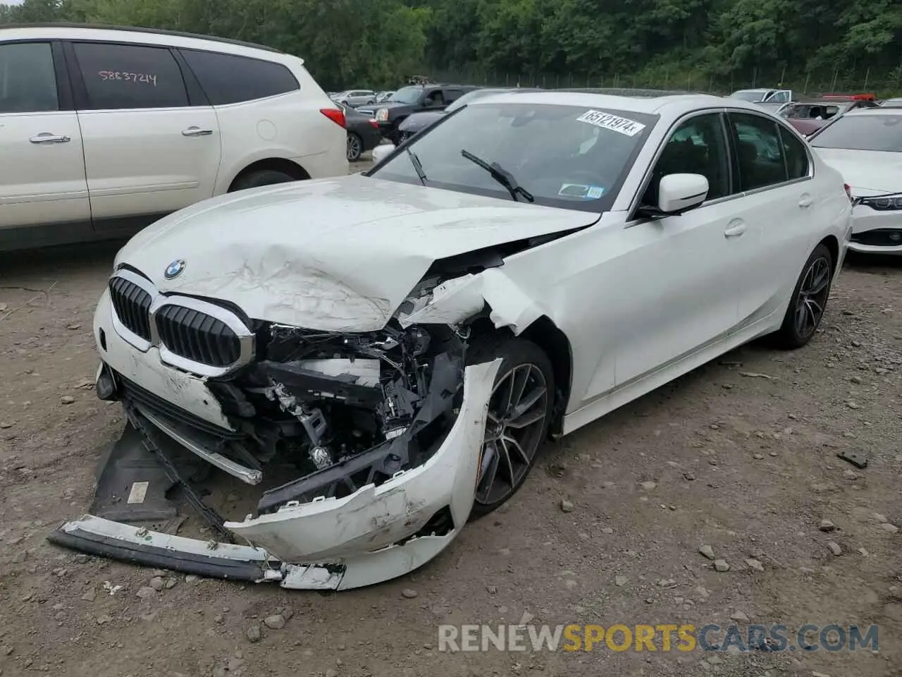 1 Фотография поврежденного автомобиля 3MW5R7J01M8C06004 BMW 3 SERIES 2021