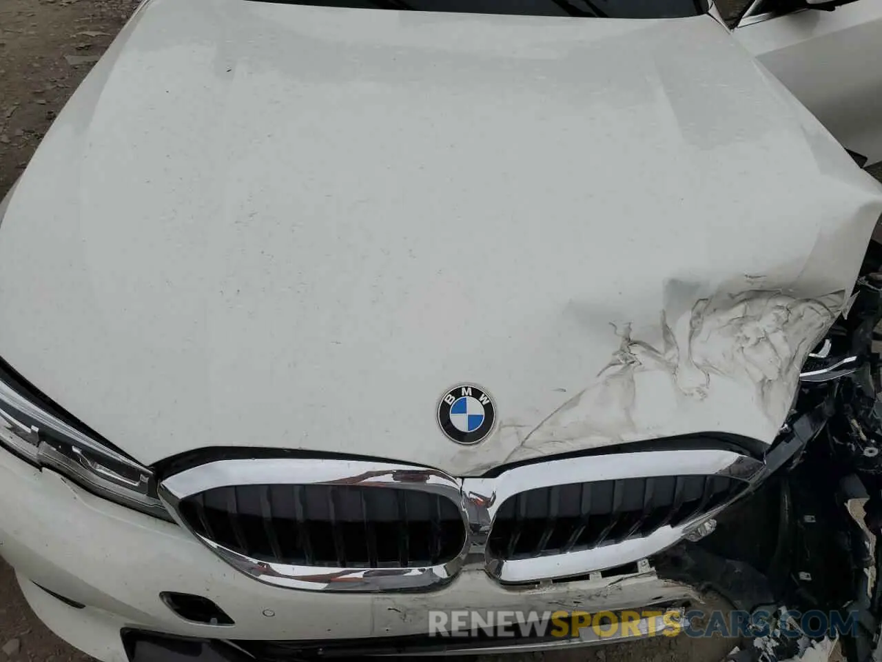 11 Фотография поврежденного автомобиля 3MW5R7J01M8C06004 BMW 3 SERIES 2021