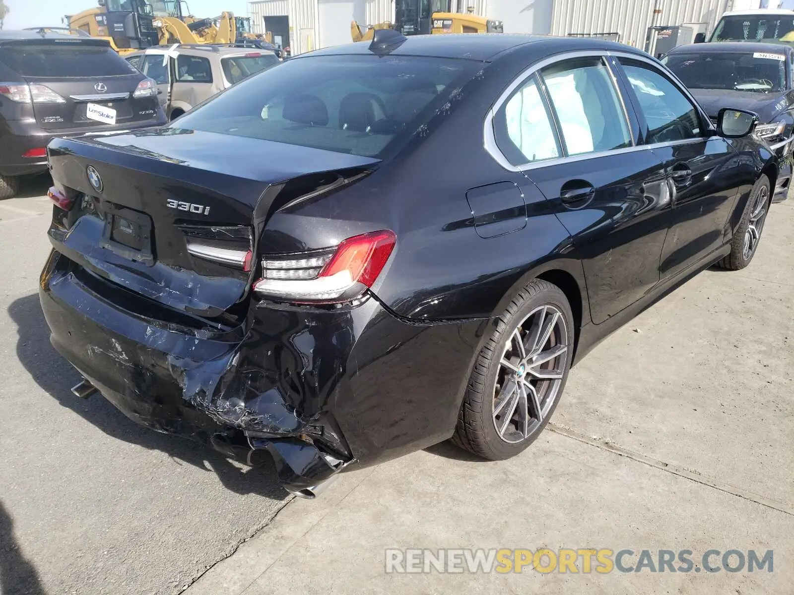 4 Photograph of a damaged car 3MW5R7J01M8C12434 BMW 3 SERIES 2021