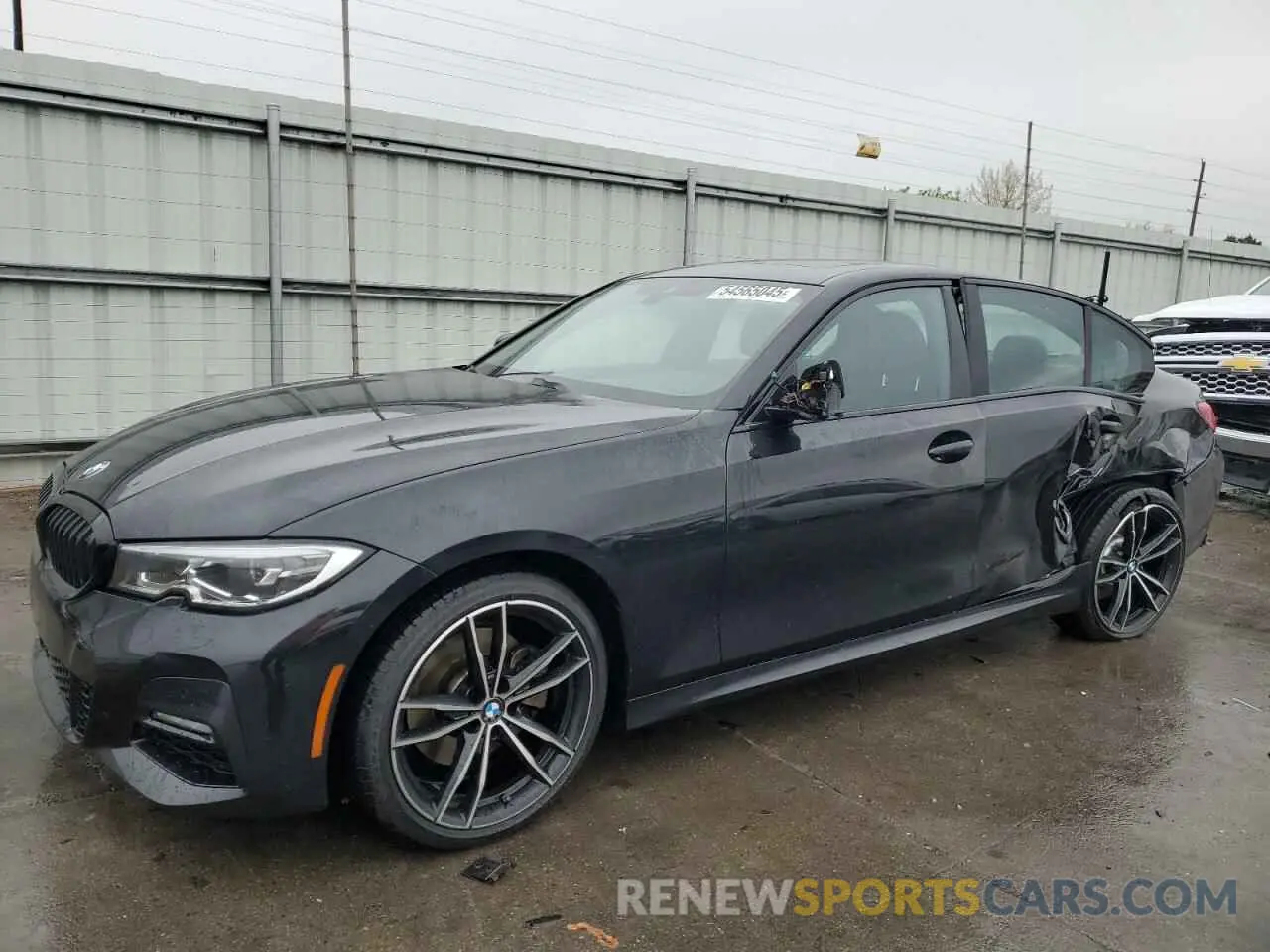 1 Photograph of a damaged car 3MW5R7J02M8B81226 BMW 3 SERIES 2021