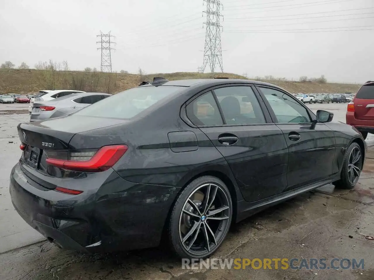 3 Photograph of a damaged car 3MW5R7J02M8B81226 BMW 3 SERIES 2021