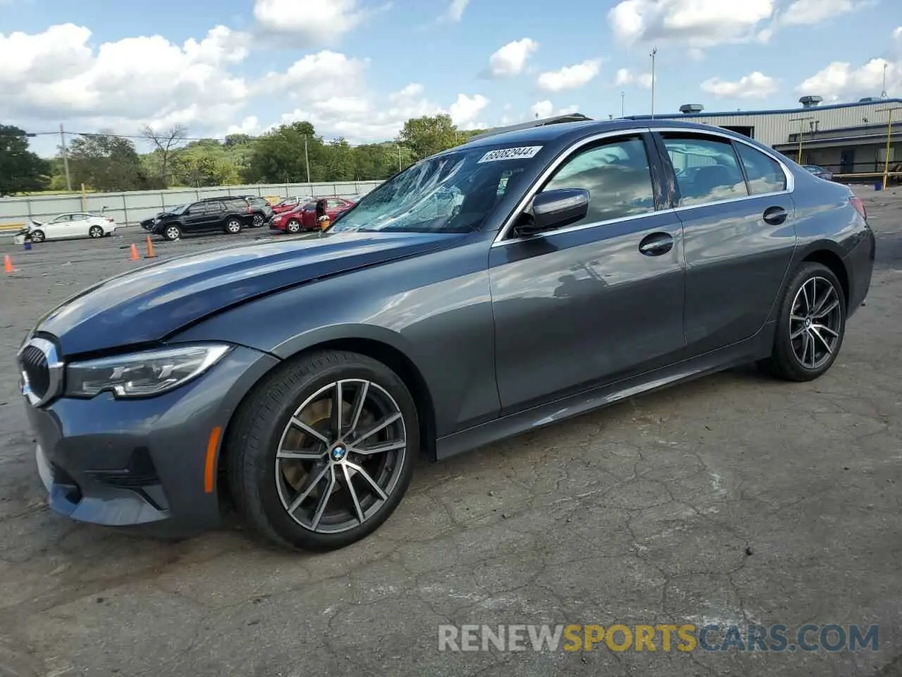 1 Photograph of a damaged car 3MW5R7J03M8B61034 BMW 3 SERIES 2021