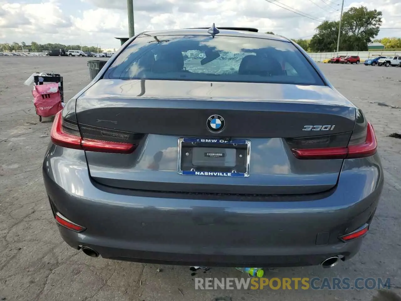 6 Photograph of a damaged car 3MW5R7J03M8B61034 BMW 3 SERIES 2021