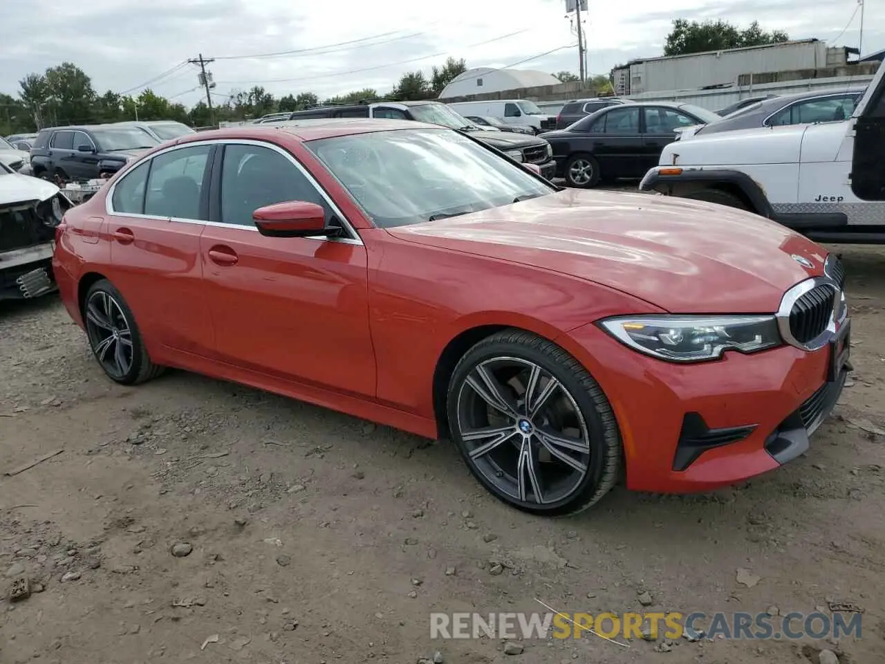 4 Photograph of a damaged car 3MW5R7J05M8B65845 BMW 3 SERIES 2021