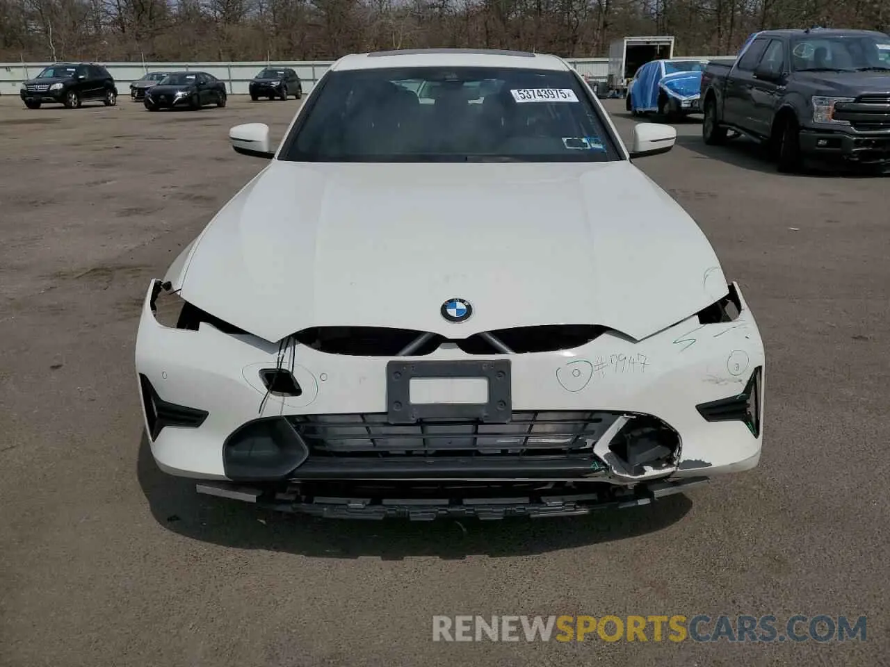 5 Photograph of a damaged car 3MW5R7J05M8B98568 BMW 3 SERIES 2021