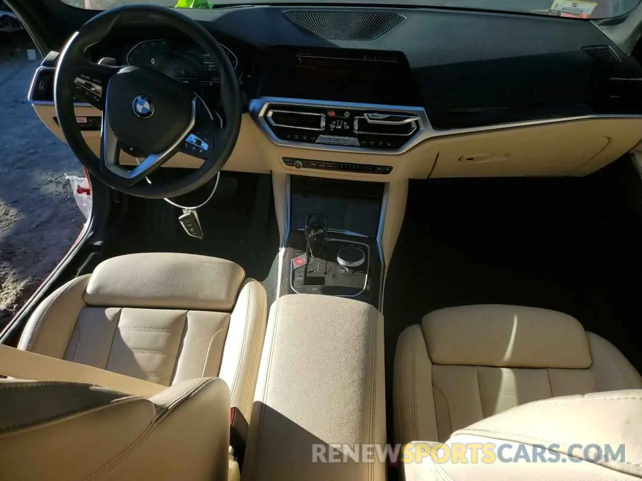 8 Фотография поврежденного автомобиля 3MW5R7J06M8B55602 BMW 3 SERIES 2021