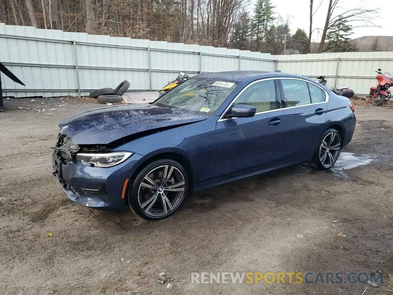 1 Фотография поврежденного автомобиля 3MW5R7J06M8B73212 BMW 3 SERIES 2021