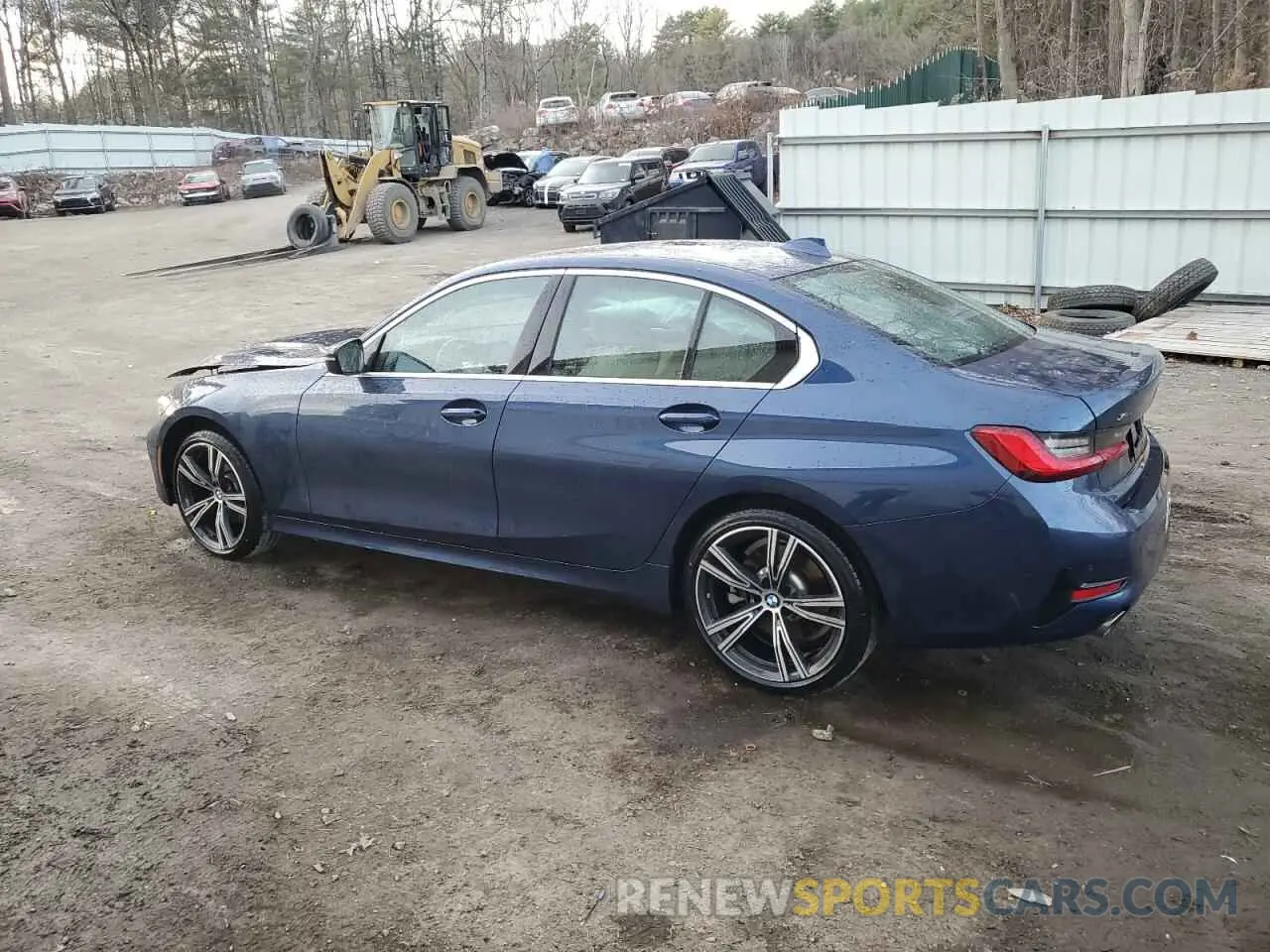 2 Фотография поврежденного автомобиля 3MW5R7J06M8B73212 BMW 3 SERIES 2021