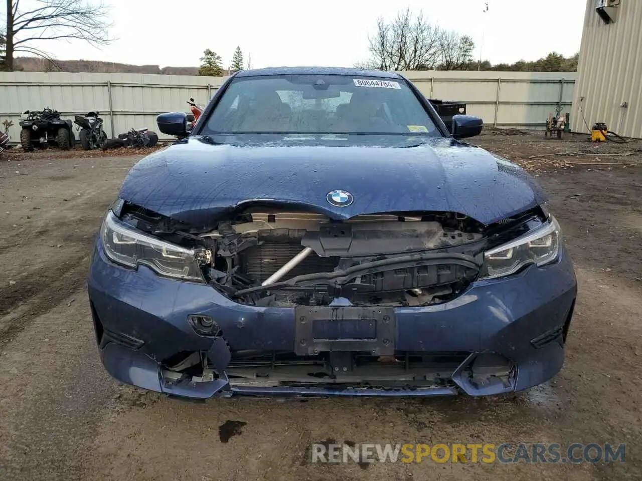5 Фотография поврежденного автомобиля 3MW5R7J06M8B73212 BMW 3 SERIES 2021