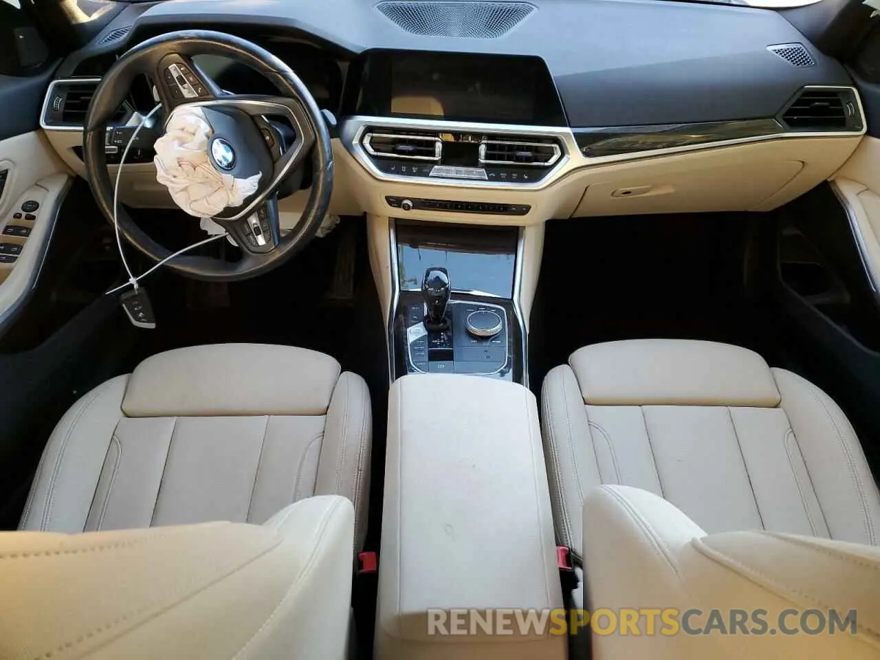 8 Фотография поврежденного автомобиля 3MW5R7J06M8B73212 BMW 3 SERIES 2021