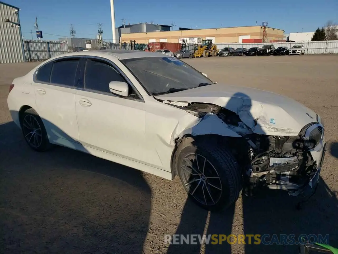 4 Фотография поврежденного автомобиля 3MW5R7J07M8C01311 BMW 3 SERIES 2021