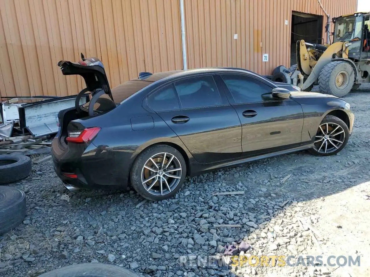 3 Photograph of a damaged car 3MW5R7J07M8C07710 BMW 3 SERIES 2021