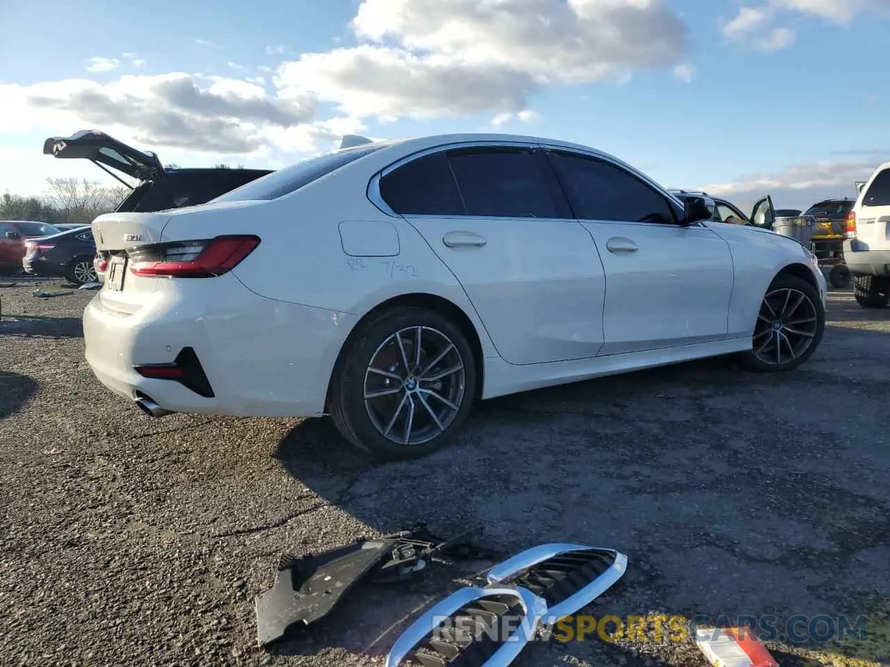 3 Фотография поврежденного автомобиля 3MW5R7J08M8B64737 BMW 3 SERIES 2021
