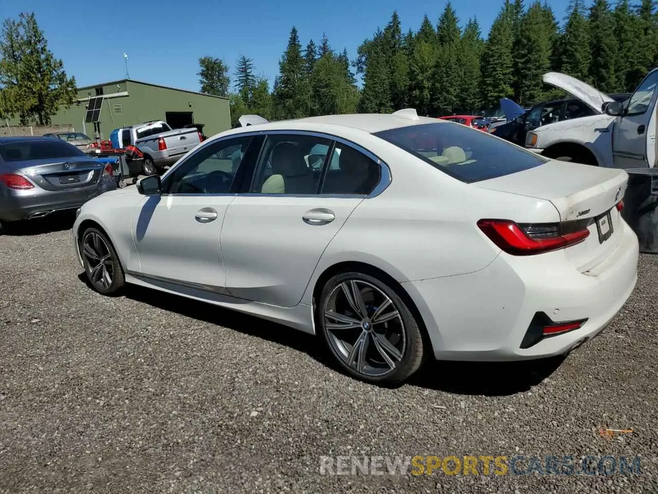 2 Photograph of a damaged car 3MW5R7J08M8B65337 BMW 3 SERIES 2021