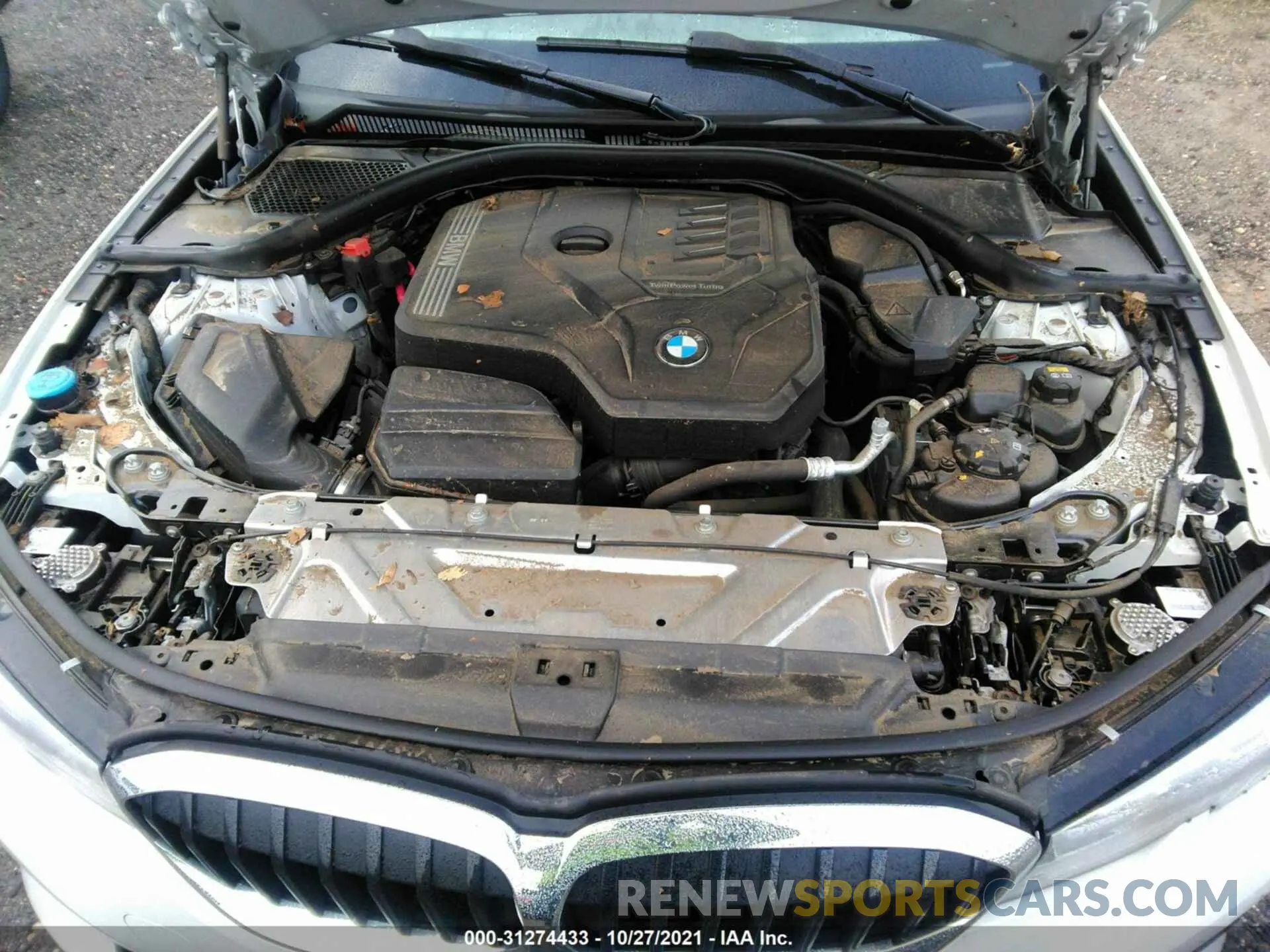 10 Фотография поврежденного автомобиля 3MW5R7J09M8B52225 BMW 3 SERIES 2021