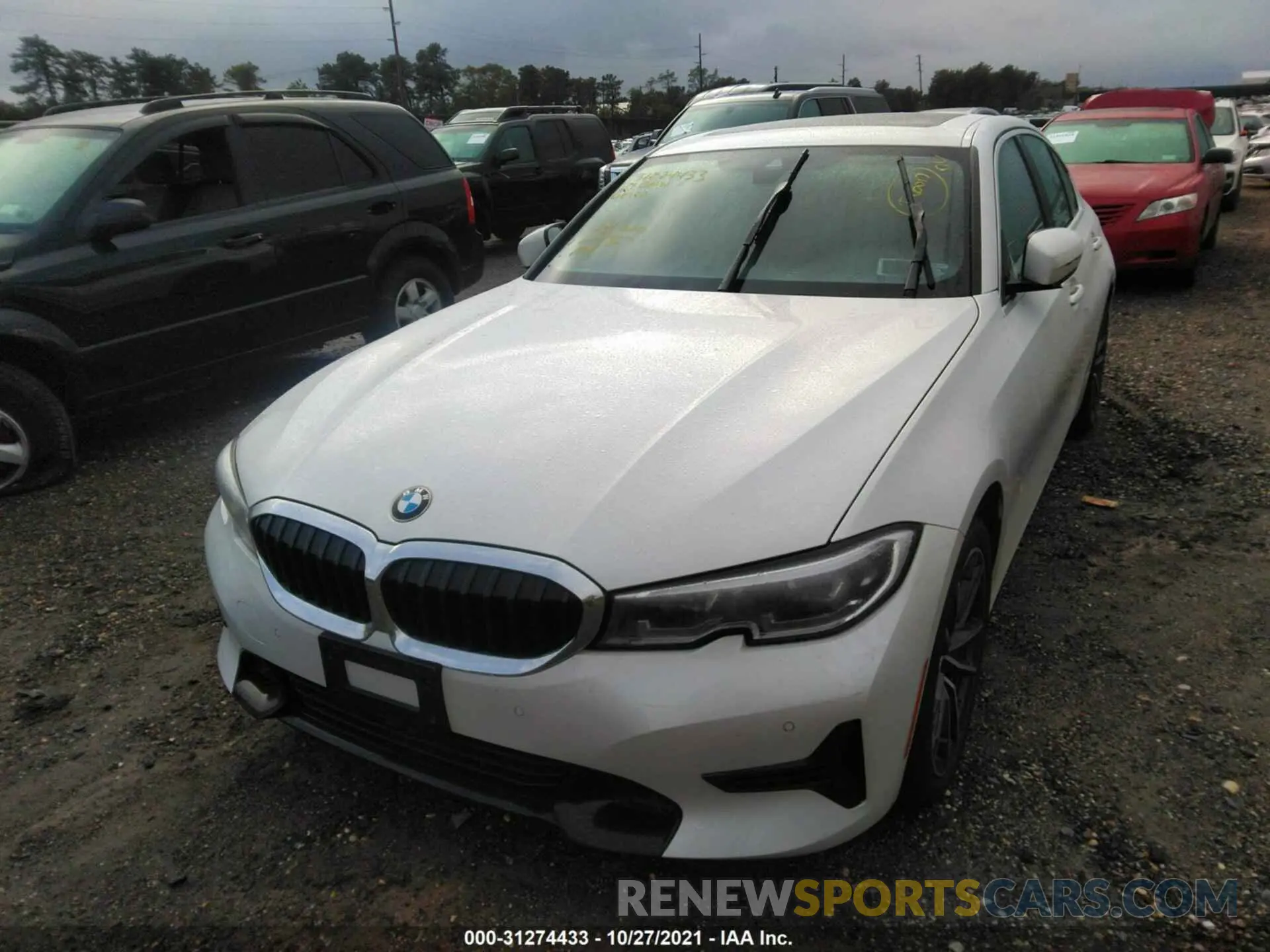 6 Фотография поврежденного автомобиля 3MW5R7J09M8B52225 BMW 3 SERIES 2021