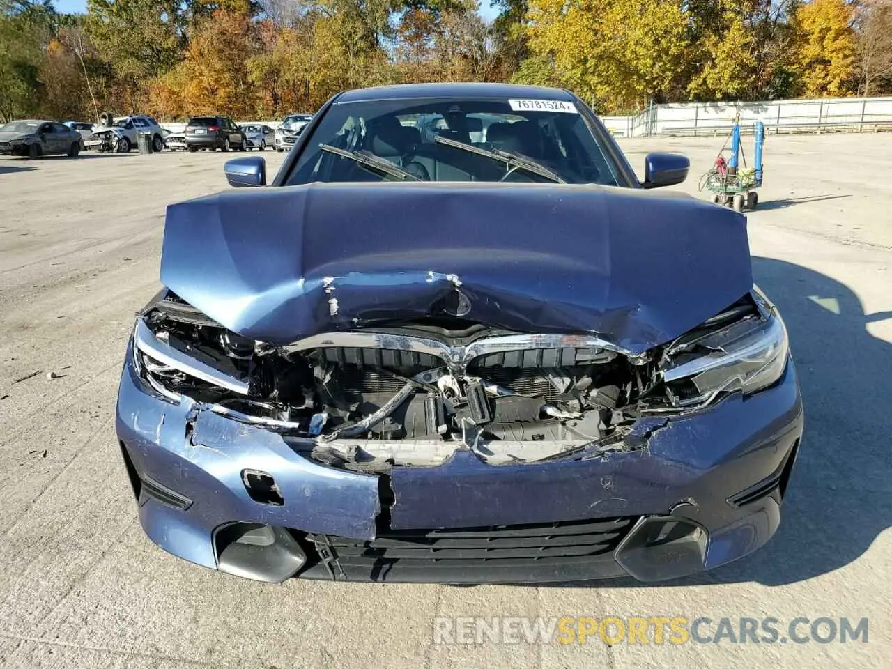 5 Photograph of a damaged car 3MW5R7J09M8B83507 BMW 3 SERIES 2021