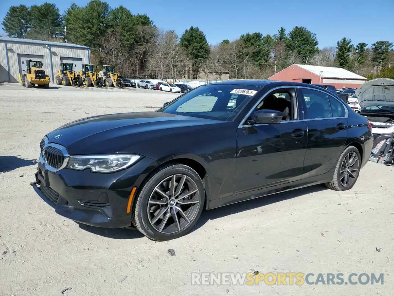 1 Photograph of a damaged car 3MW5R7J0XM8B93303 BMW 3 SERIES 2021