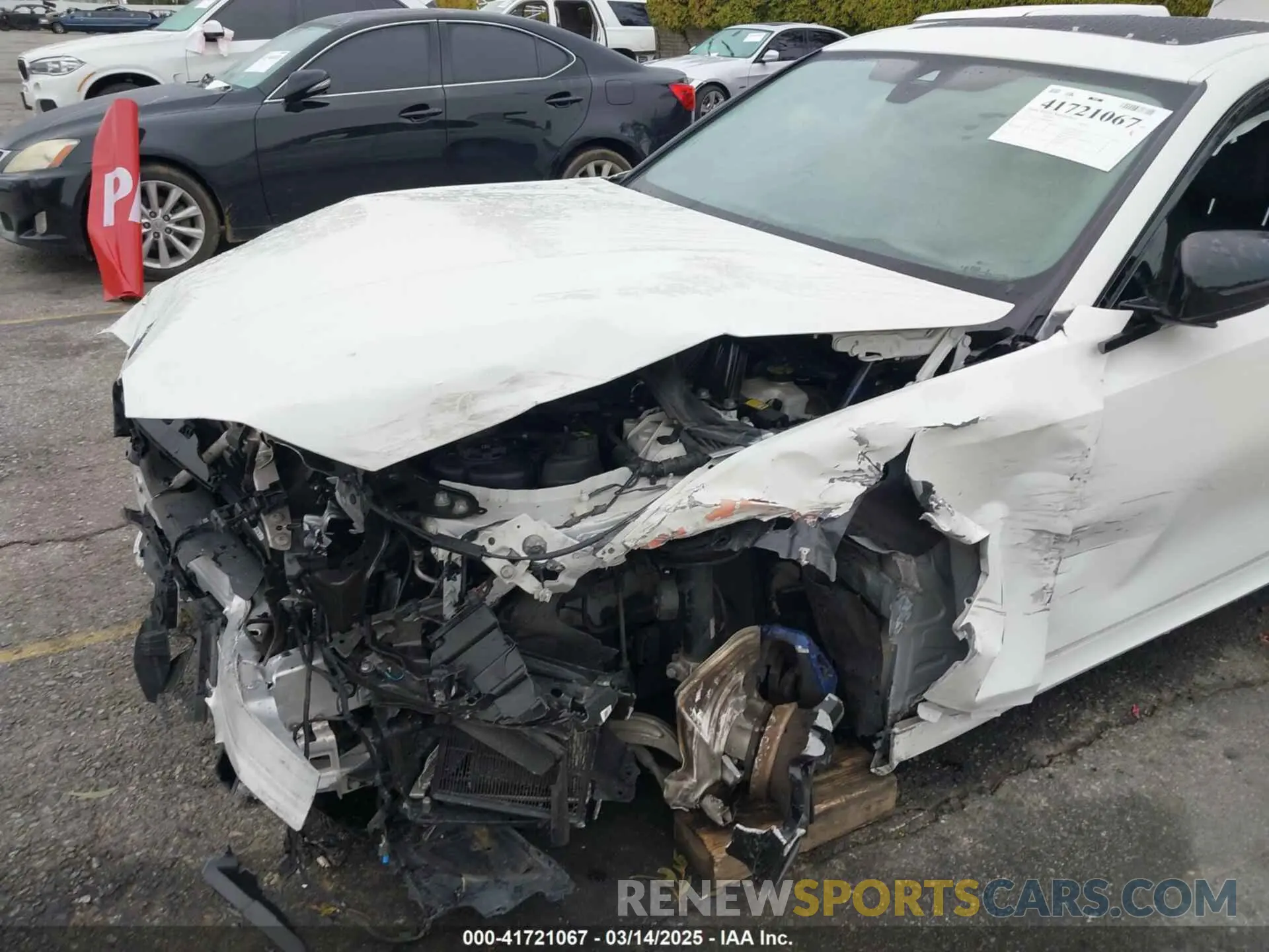 6 Photograph of a damaged car 3MW5U7J05M8B70283 BMW 3 SERIES 2021