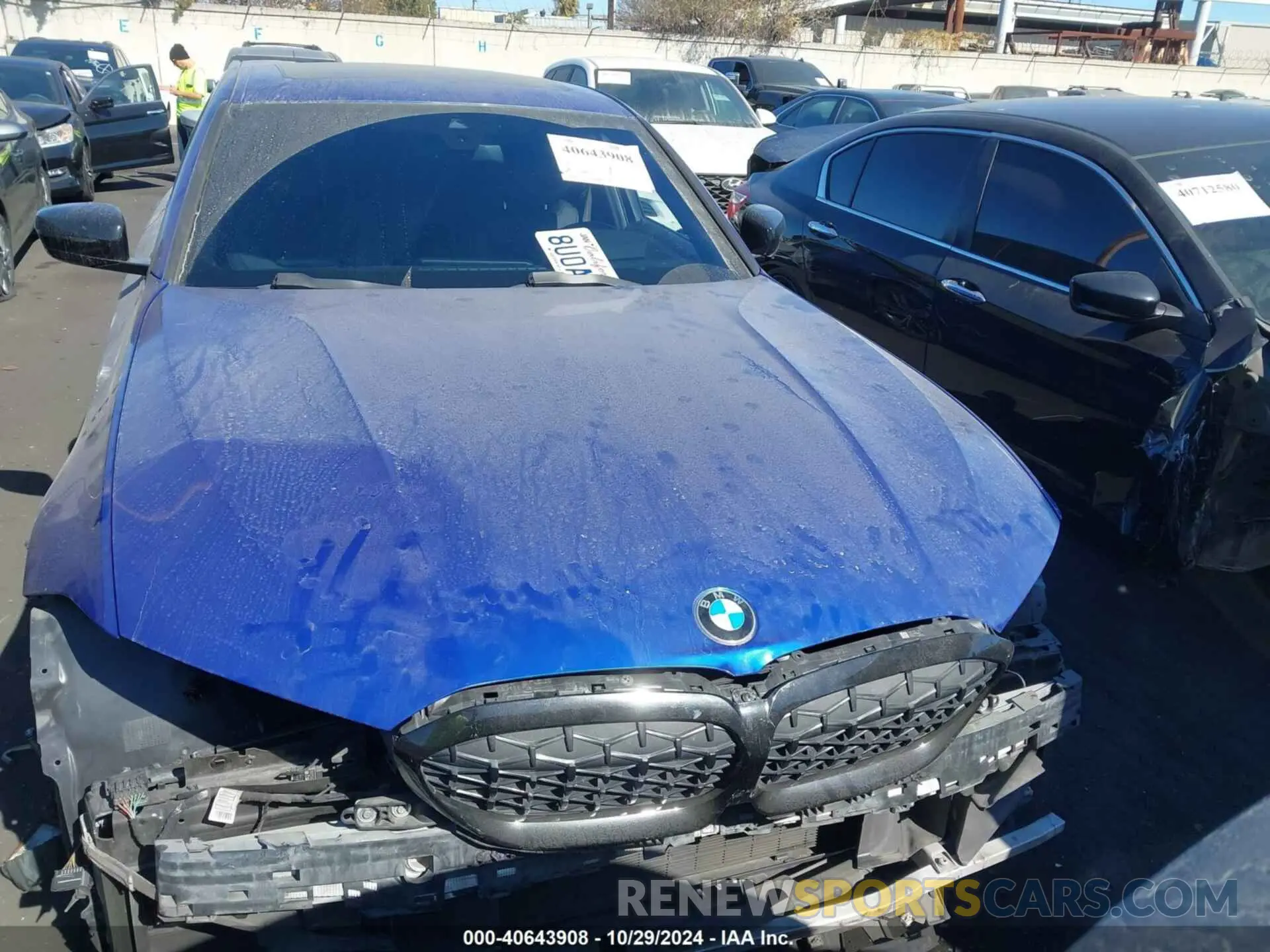 13 Фотография поврежденного автомобиля 3MW5U7J06M8B66971 BMW 3 SERIES 2021