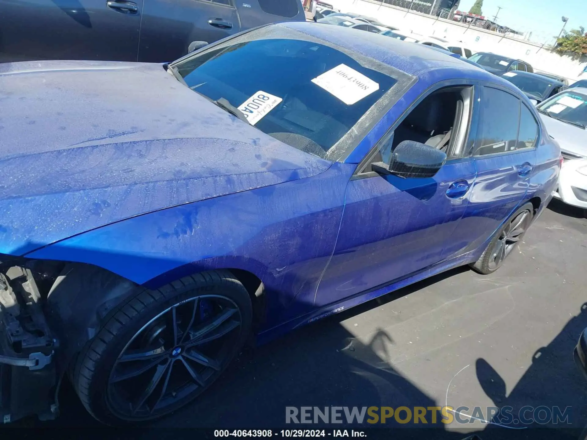 2 Фотография поврежденного автомобиля 3MW5U7J06M8B66971 BMW 3 SERIES 2021