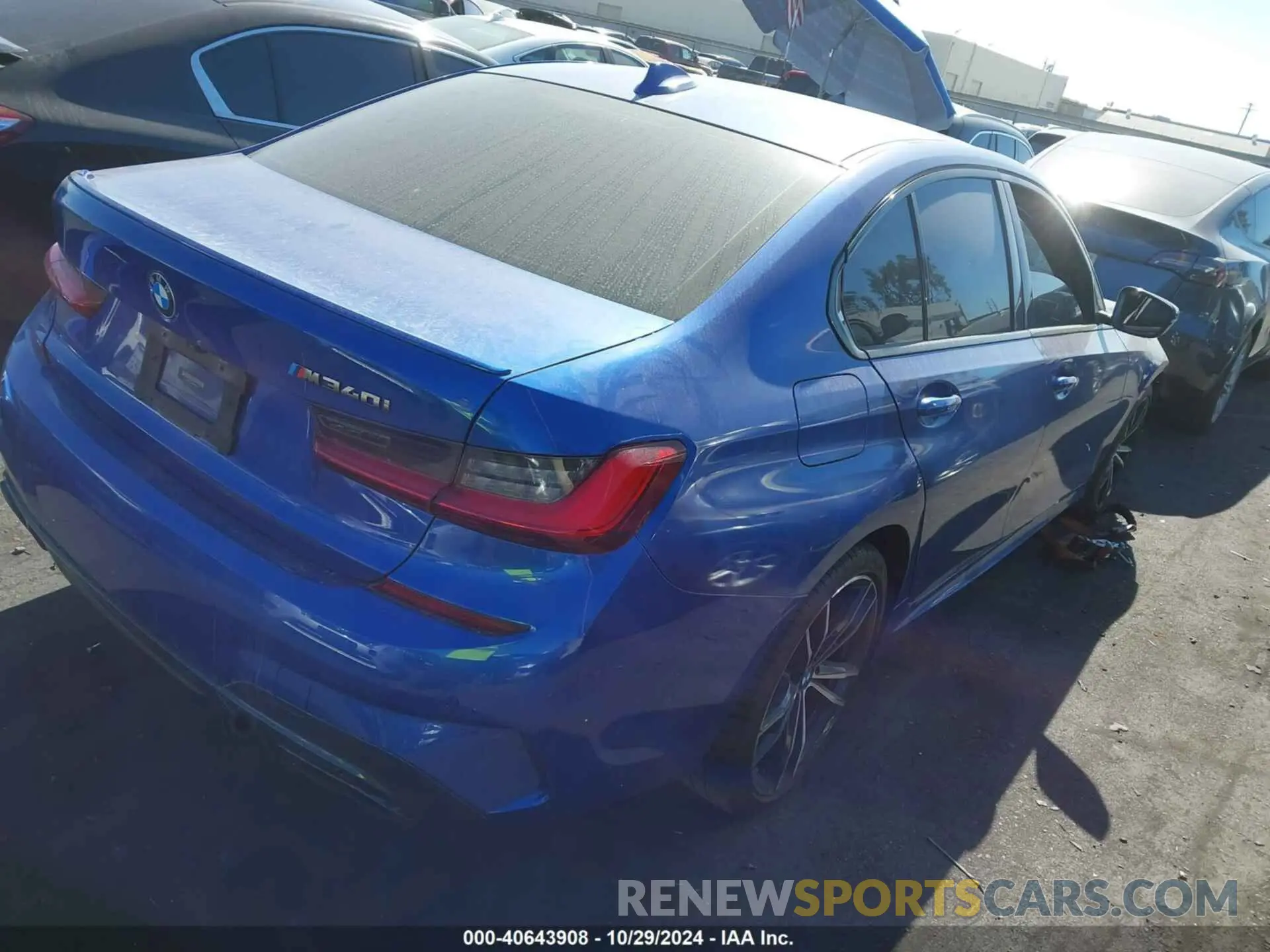 4 Фотография поврежденного автомобиля 3MW5U7J06M8B66971 BMW 3 SERIES 2021