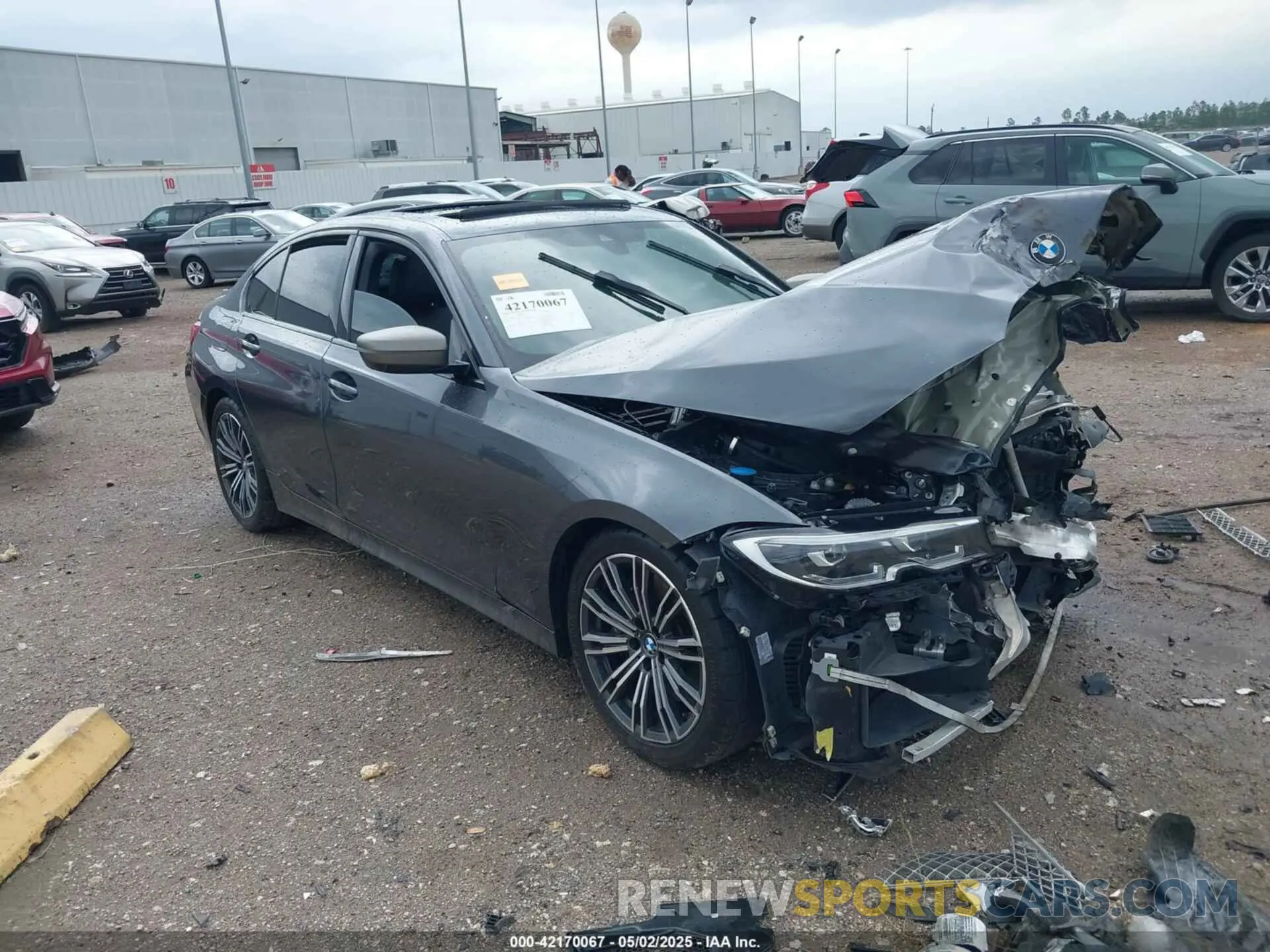1 Фотография поврежденного автомобиля 3MW5U7J06M8C11570 BMW 3 SERIES 2021