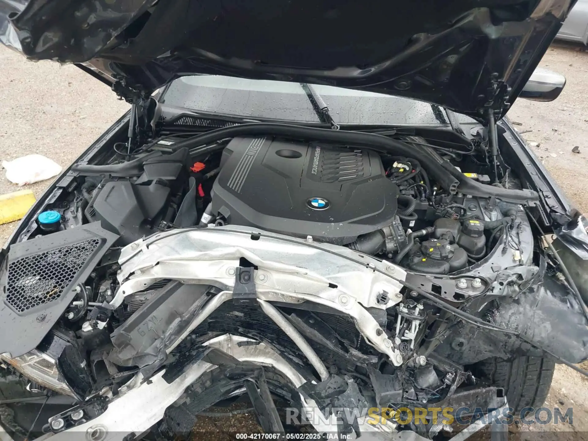 10 Фотография поврежденного автомобиля 3MW5U7J06M8C11570 BMW 3 SERIES 2021
