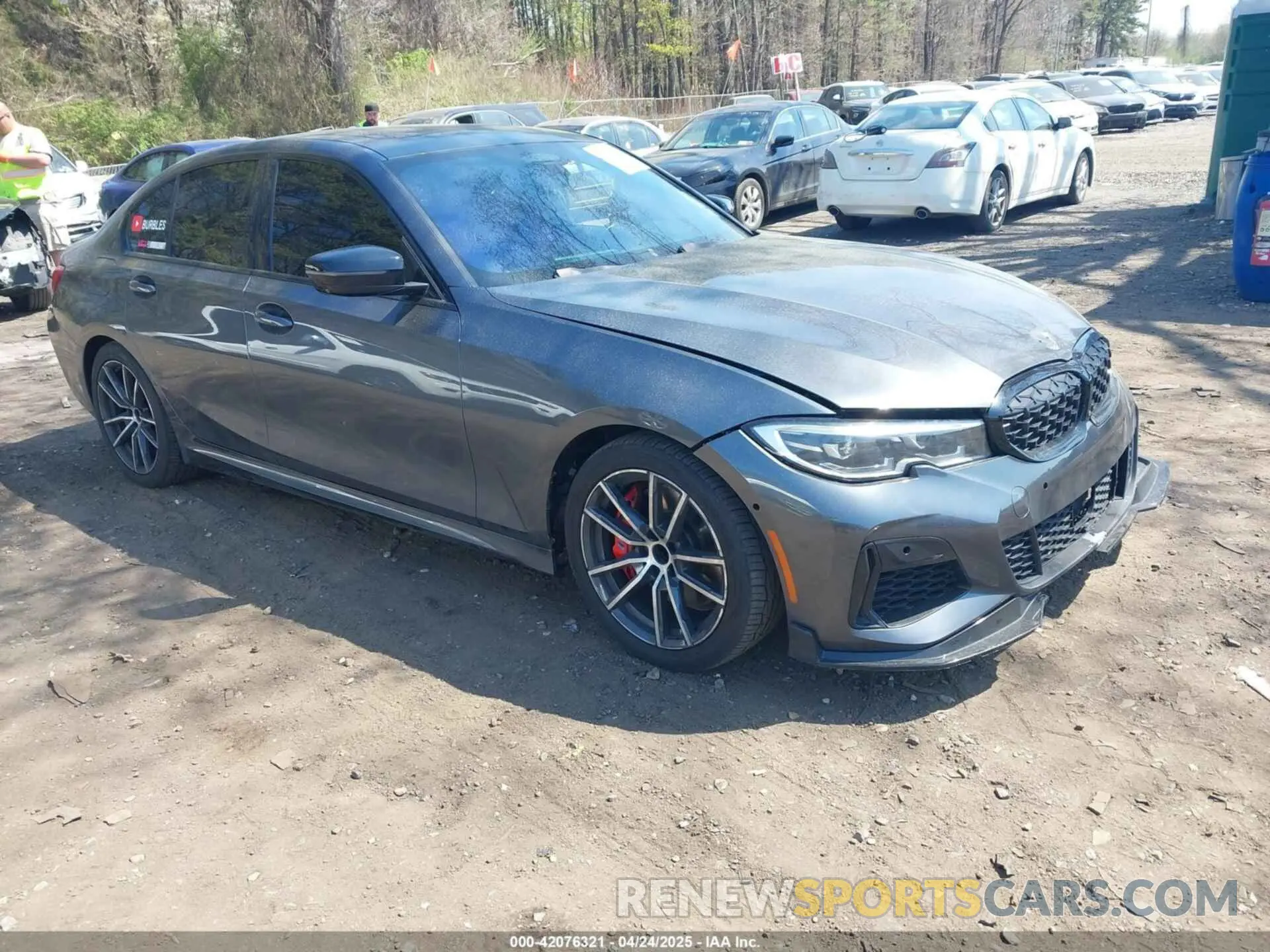 1 Фотография поврежденного автомобиля 3MW5U7J07M8B62511 BMW 3 SERIES 2021