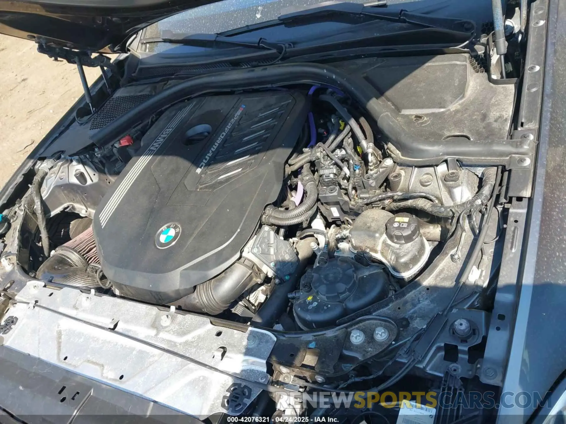 10 Фотография поврежденного автомобиля 3MW5U7J07M8B62511 BMW 3 SERIES 2021