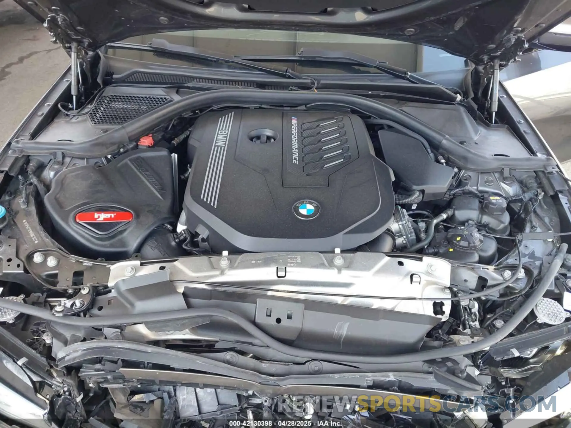 10 Фотография поврежденного автомобиля 3MW5U7J09M8B57522 BMW 3 SERIES 2021