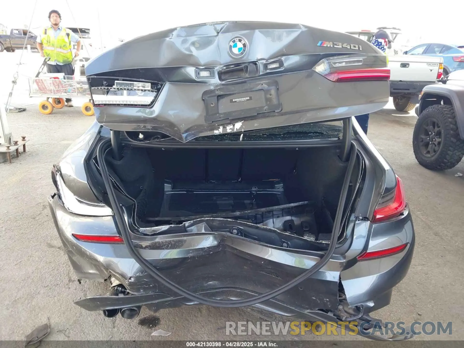6 Фотография поврежденного автомобиля 3MW5U7J09M8B57522 BMW 3 SERIES 2021