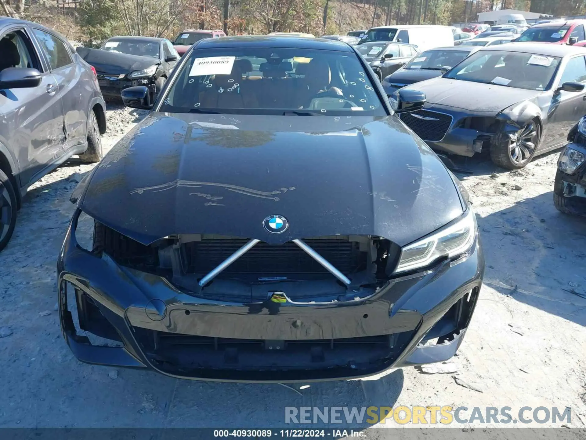 12 Фотография поврежденного автомобиля 3MW5U7J0XM8B95941 BMW 3 SERIES 2021