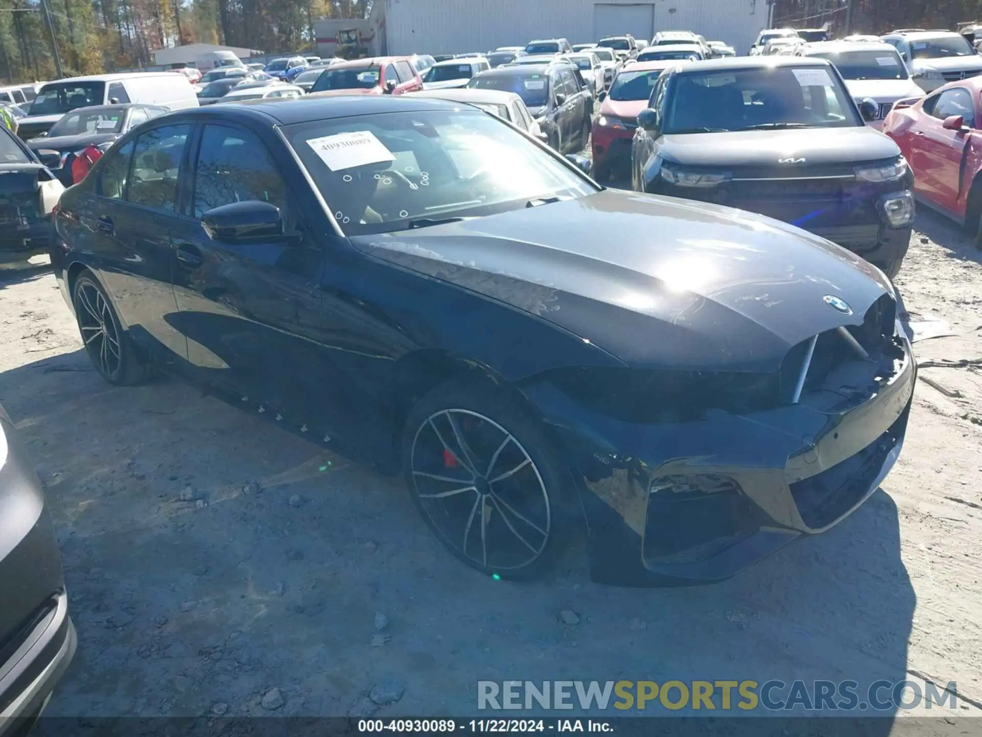 13 Фотография поврежденного автомобиля 3MW5U7J0XM8B95941 BMW 3 SERIES 2021