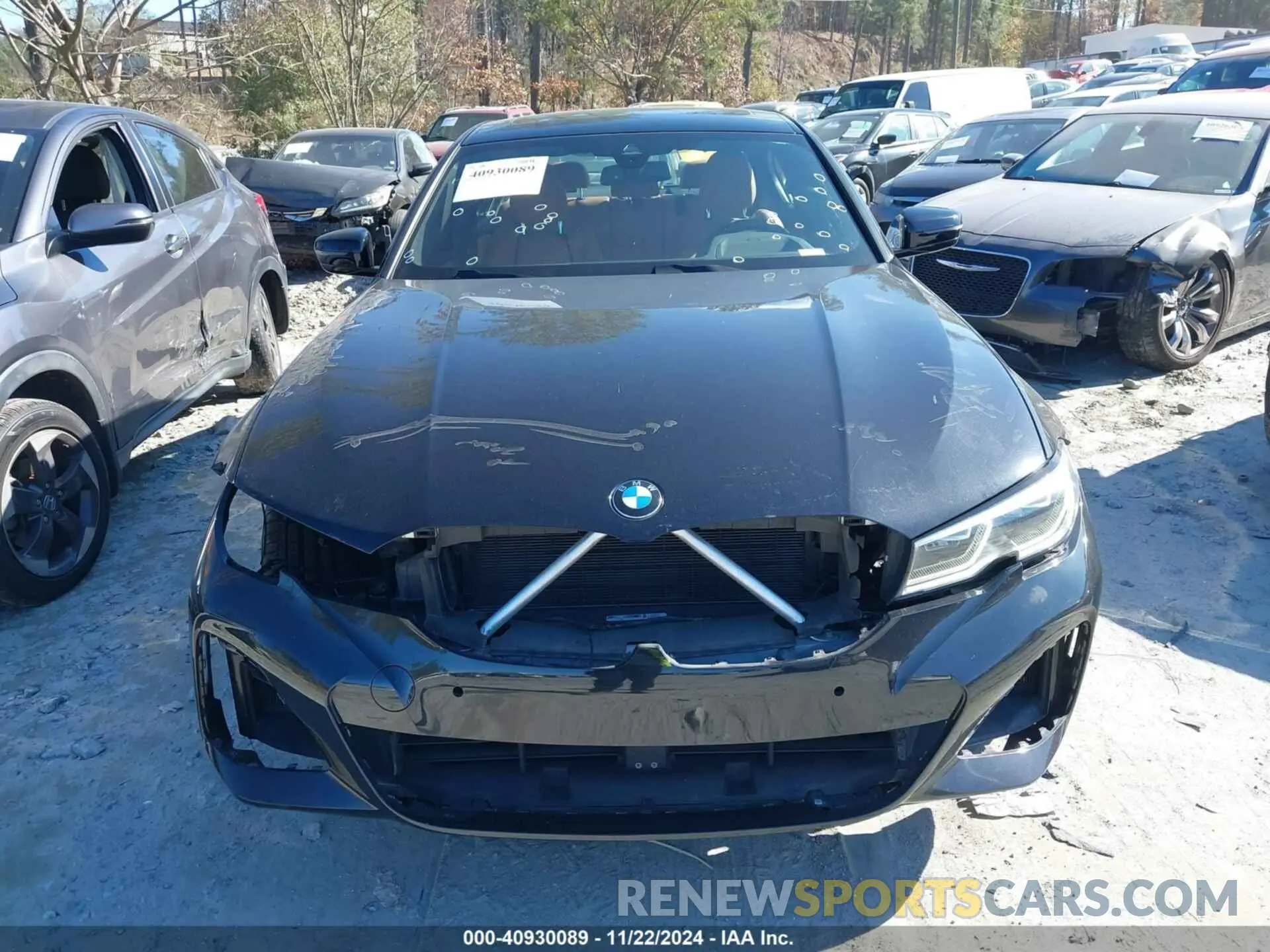 6 Фотография поврежденного автомобиля 3MW5U7J0XM8B95941 BMW 3 SERIES 2021
