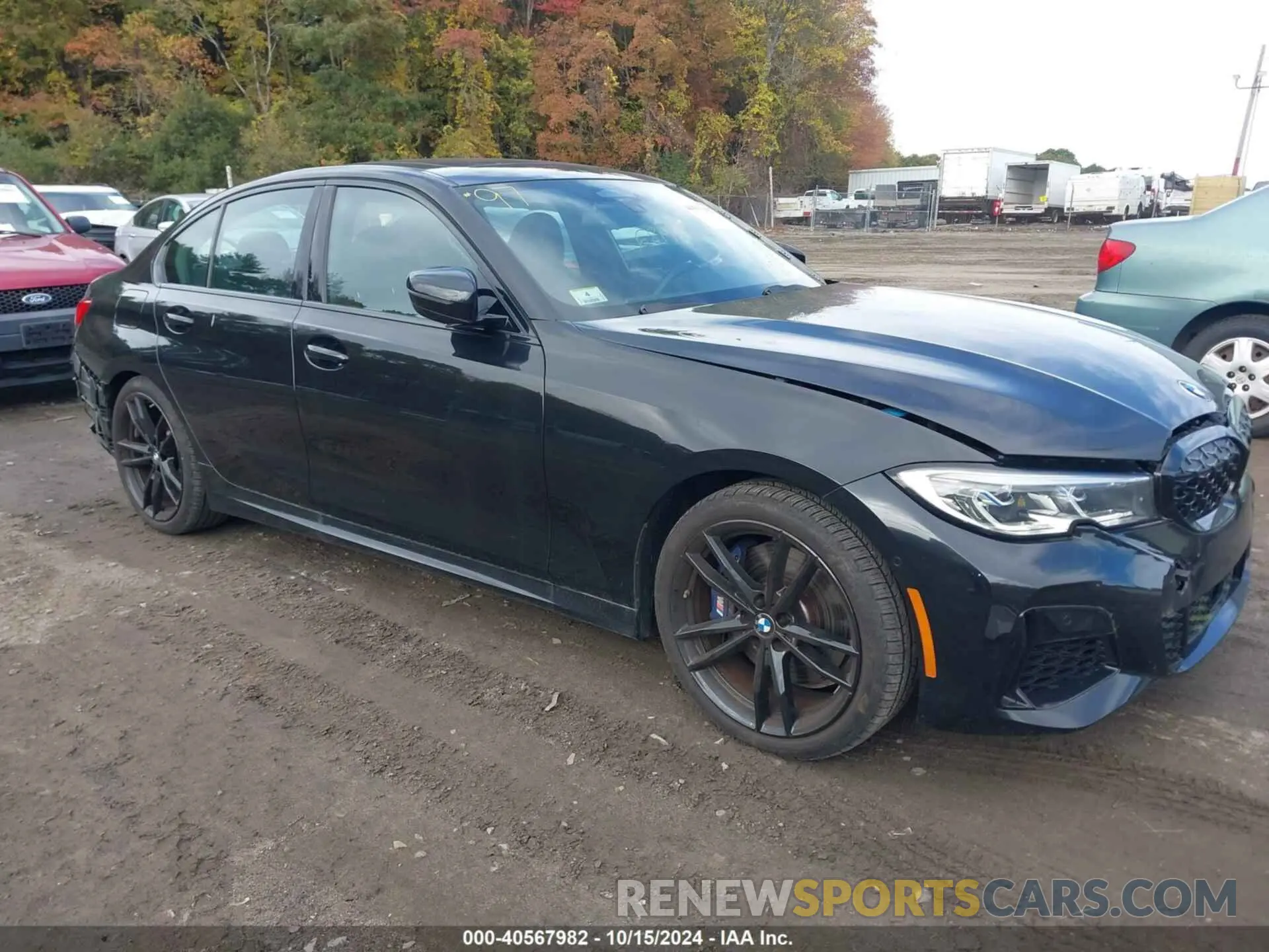 1 Фотография поврежденного автомобиля 3MW5U9J05M8B57447 BMW 3 SERIES 2021