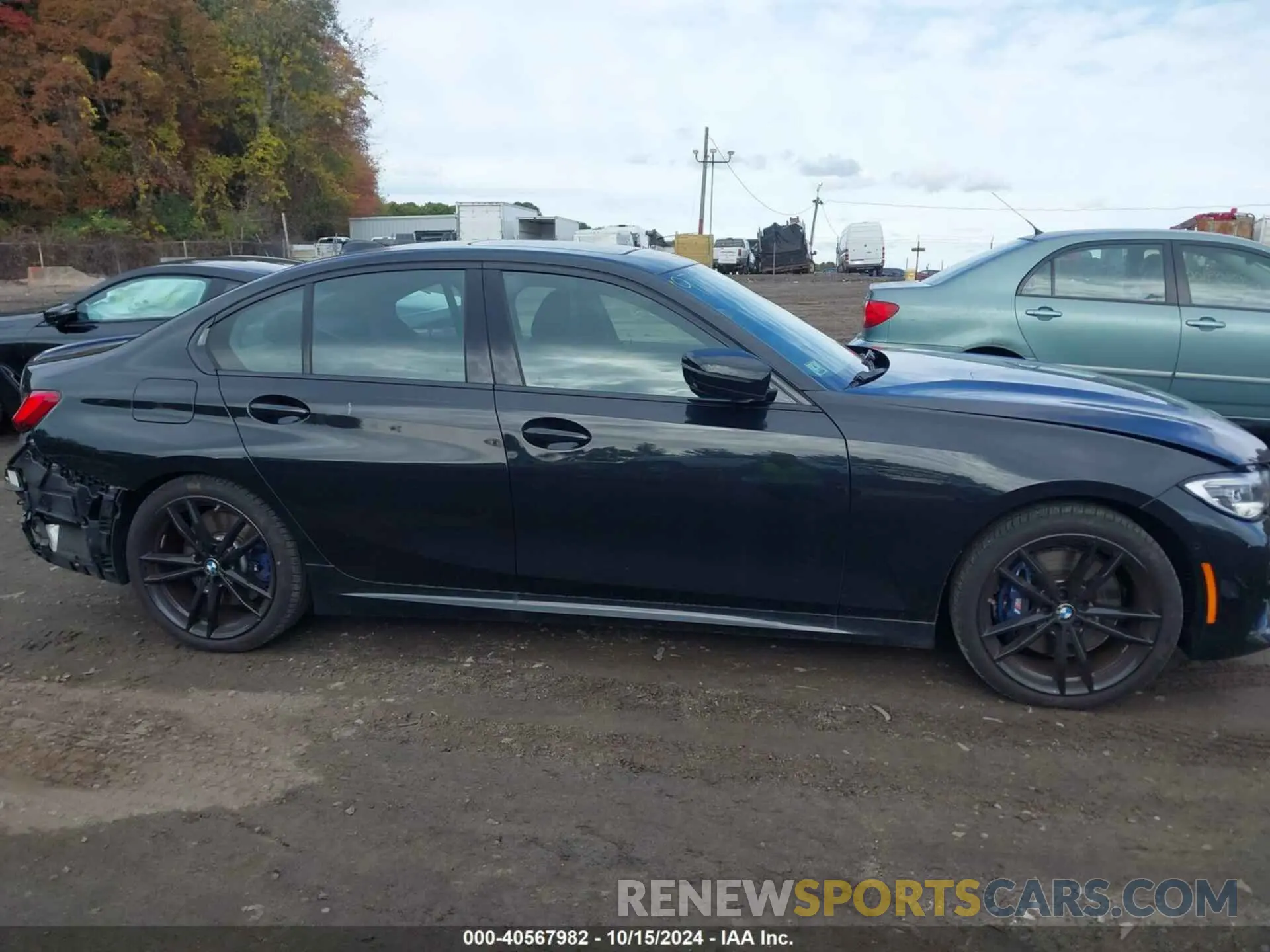 14 Фотография поврежденного автомобиля 3MW5U9J05M8B57447 BMW 3 SERIES 2021