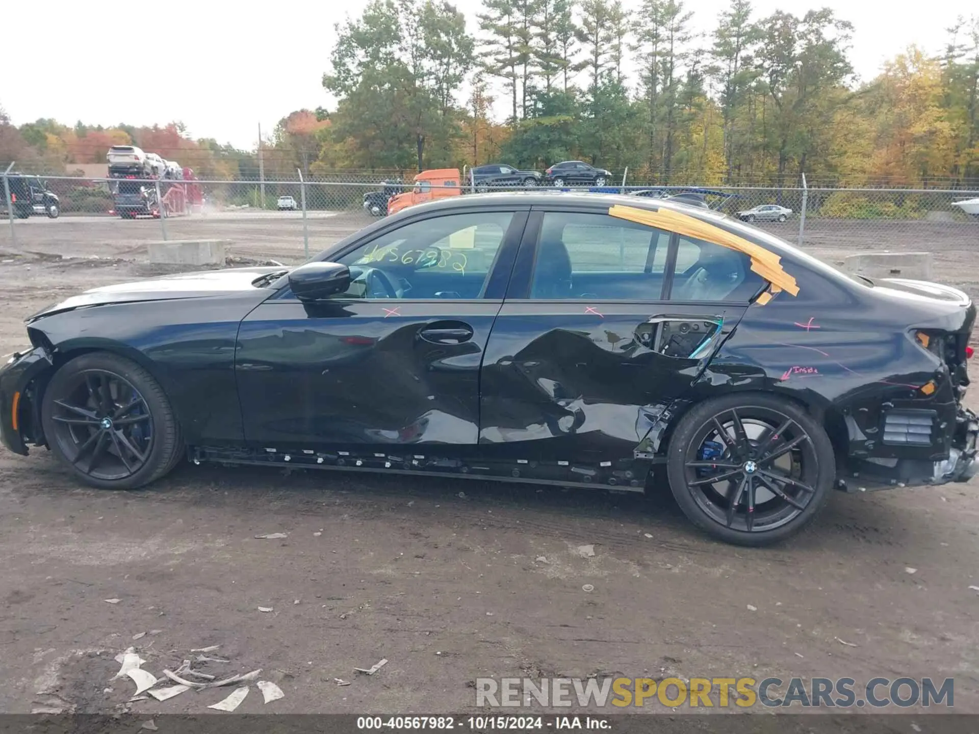 15 Фотография поврежденного автомобиля 3MW5U9J05M8B57447 BMW 3 SERIES 2021