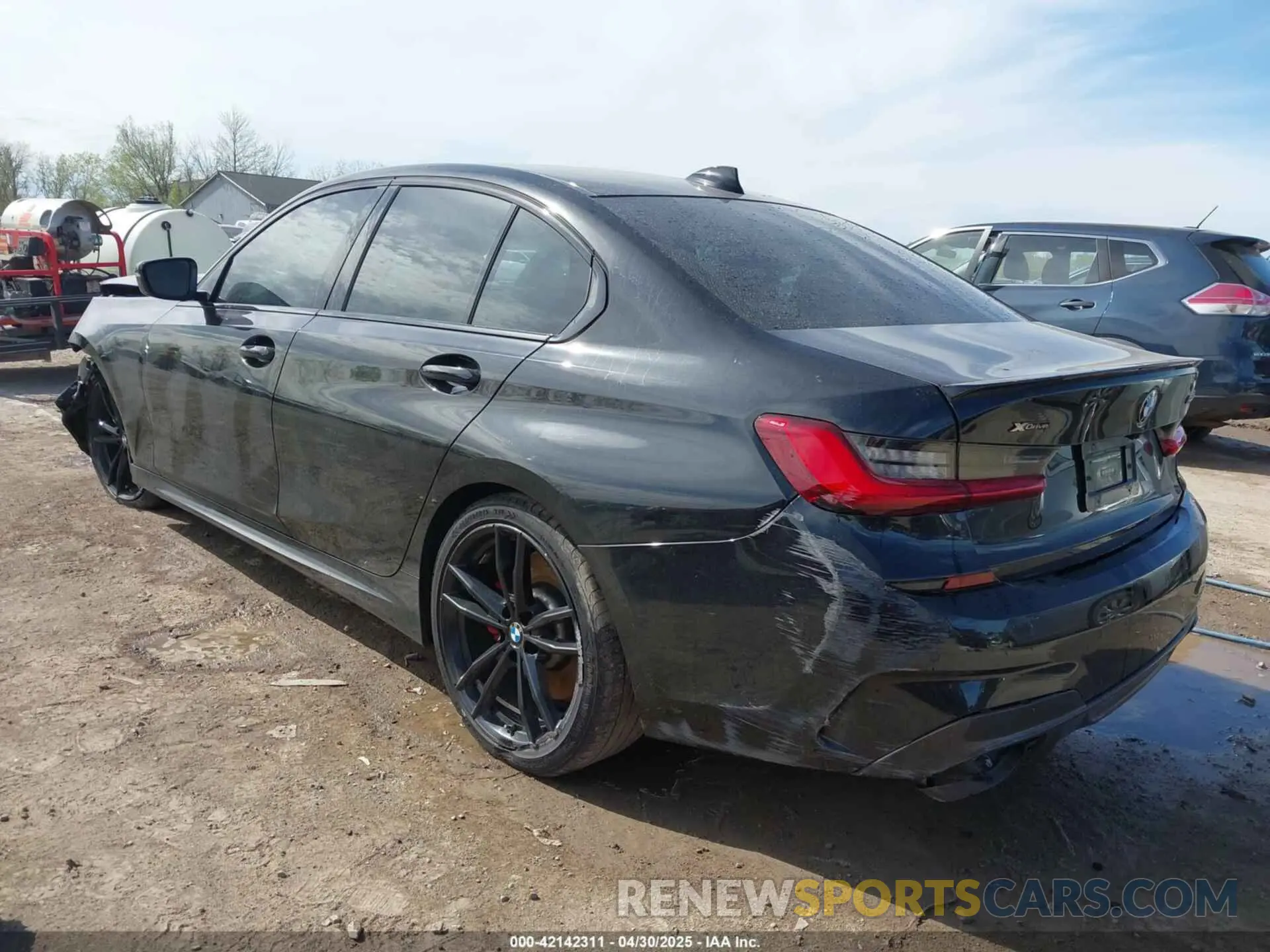 3 Фотография поврежденного автомобиля 3MW5U9J06M8C00189 BMW 3 SERIES 2021