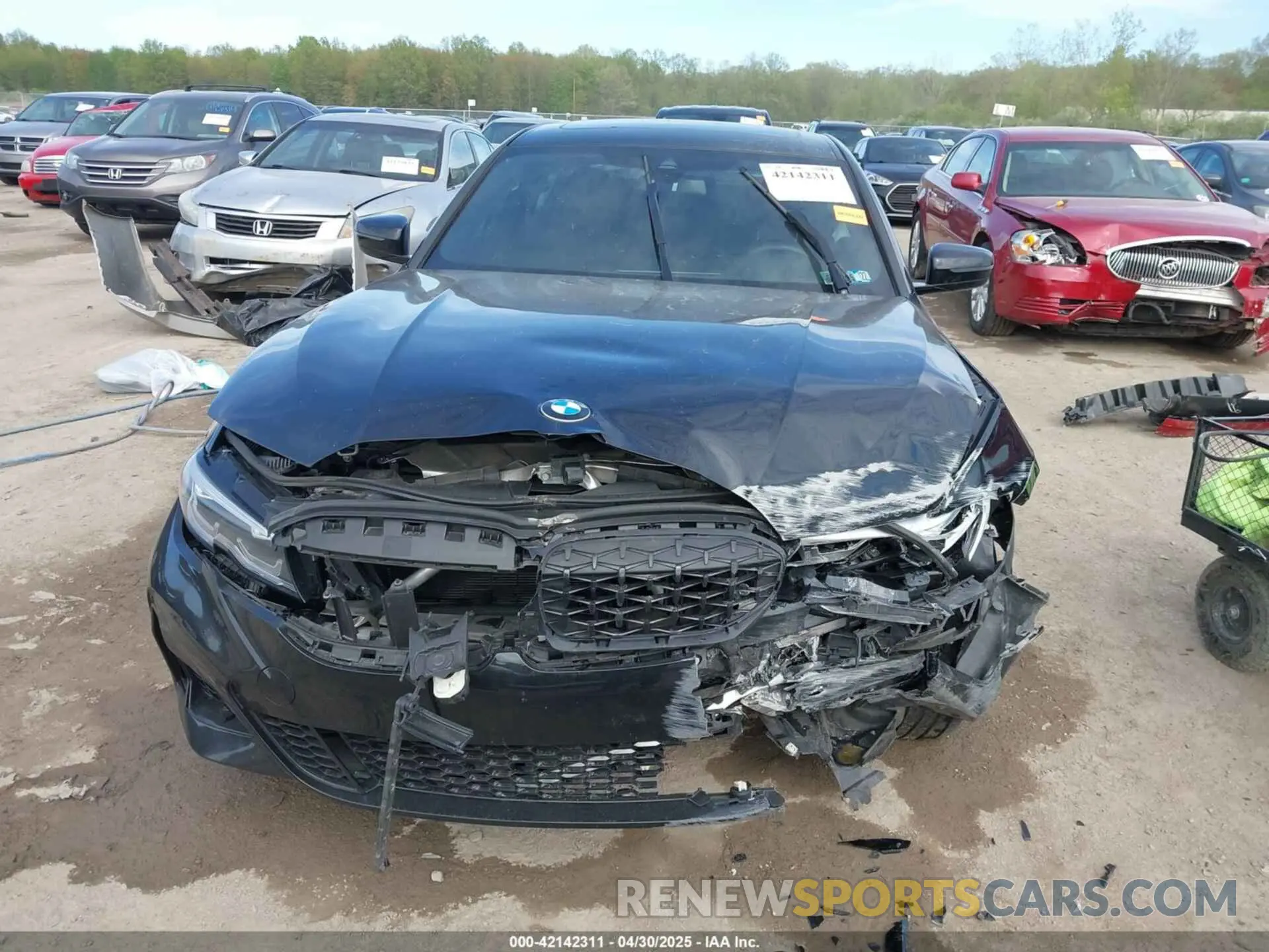 6 Фотография поврежденного автомобиля 3MW5U9J06M8C00189 BMW 3 SERIES 2021