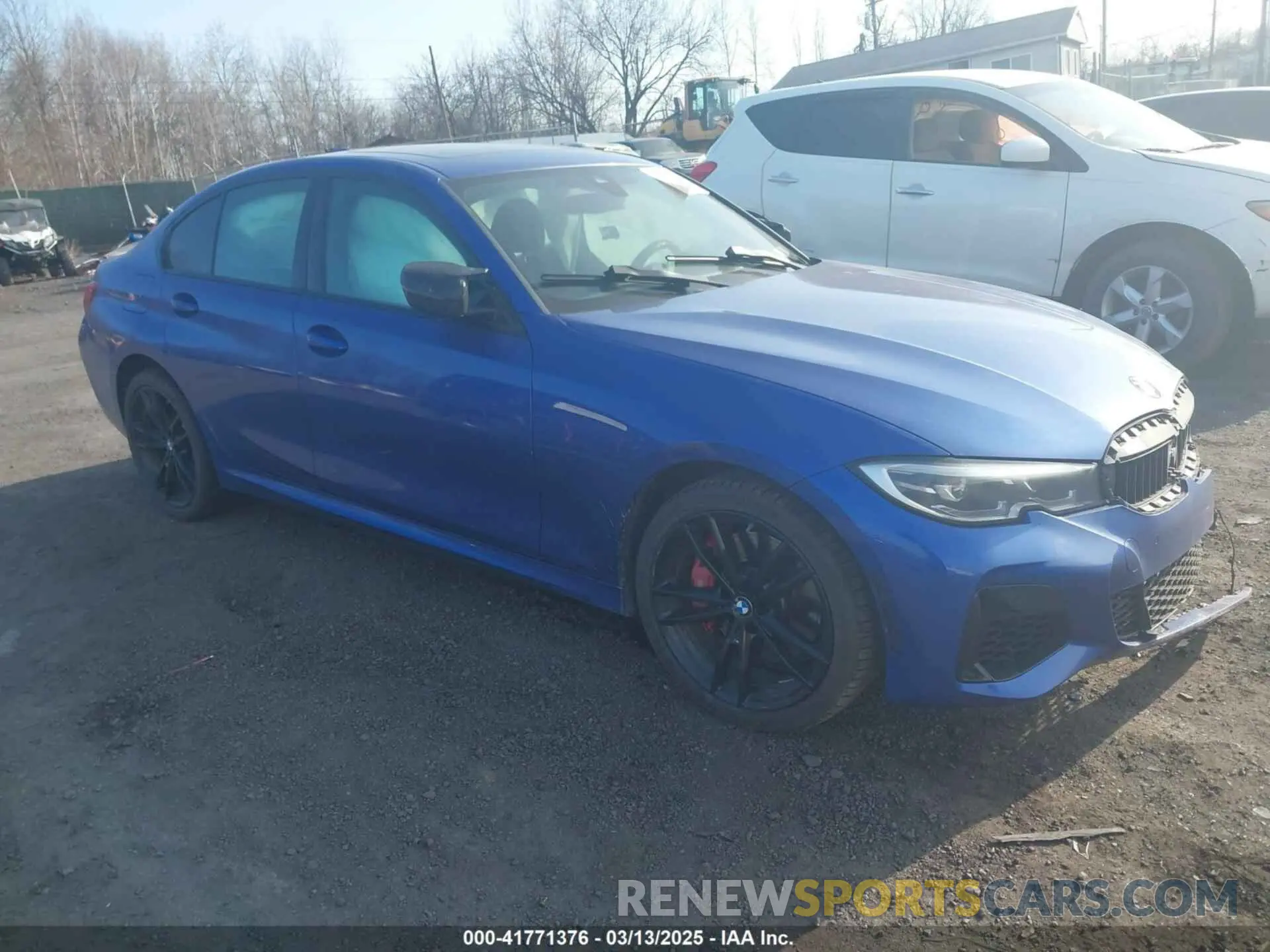 1 Photograph of a damaged car 3MW5U9J08M8B91253 BMW 3 SERIES 2021