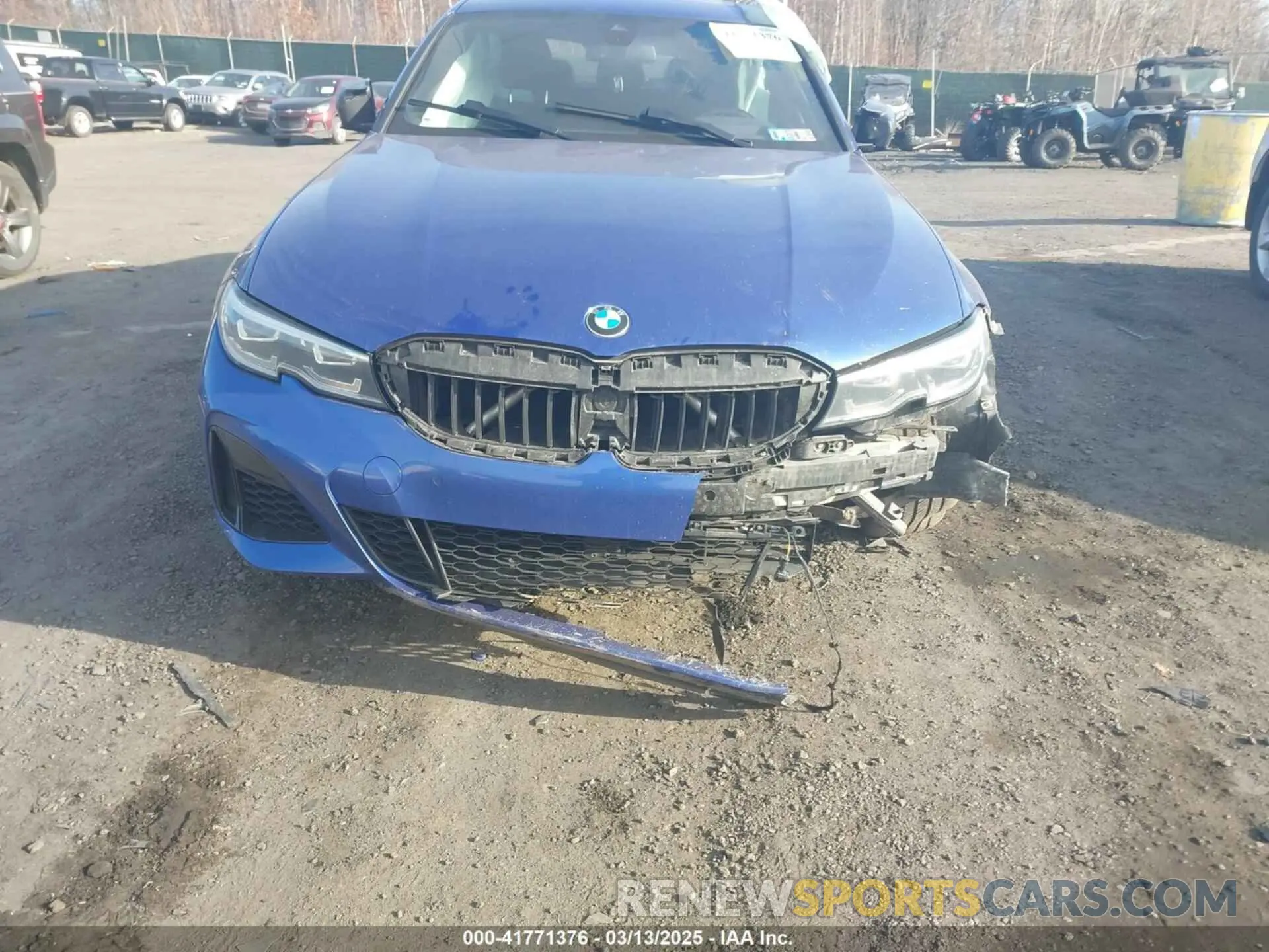 6 Photograph of a damaged car 3MW5U9J08M8B91253 BMW 3 SERIES 2021
