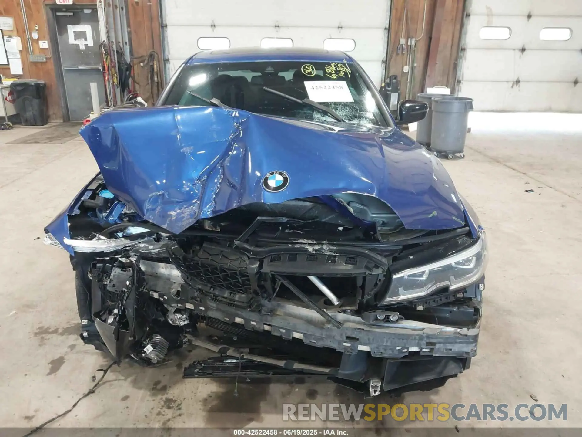 12 Photograph of a damaged car 3MW5U9J0XM8B67228 BMW 3 SERIES 2021