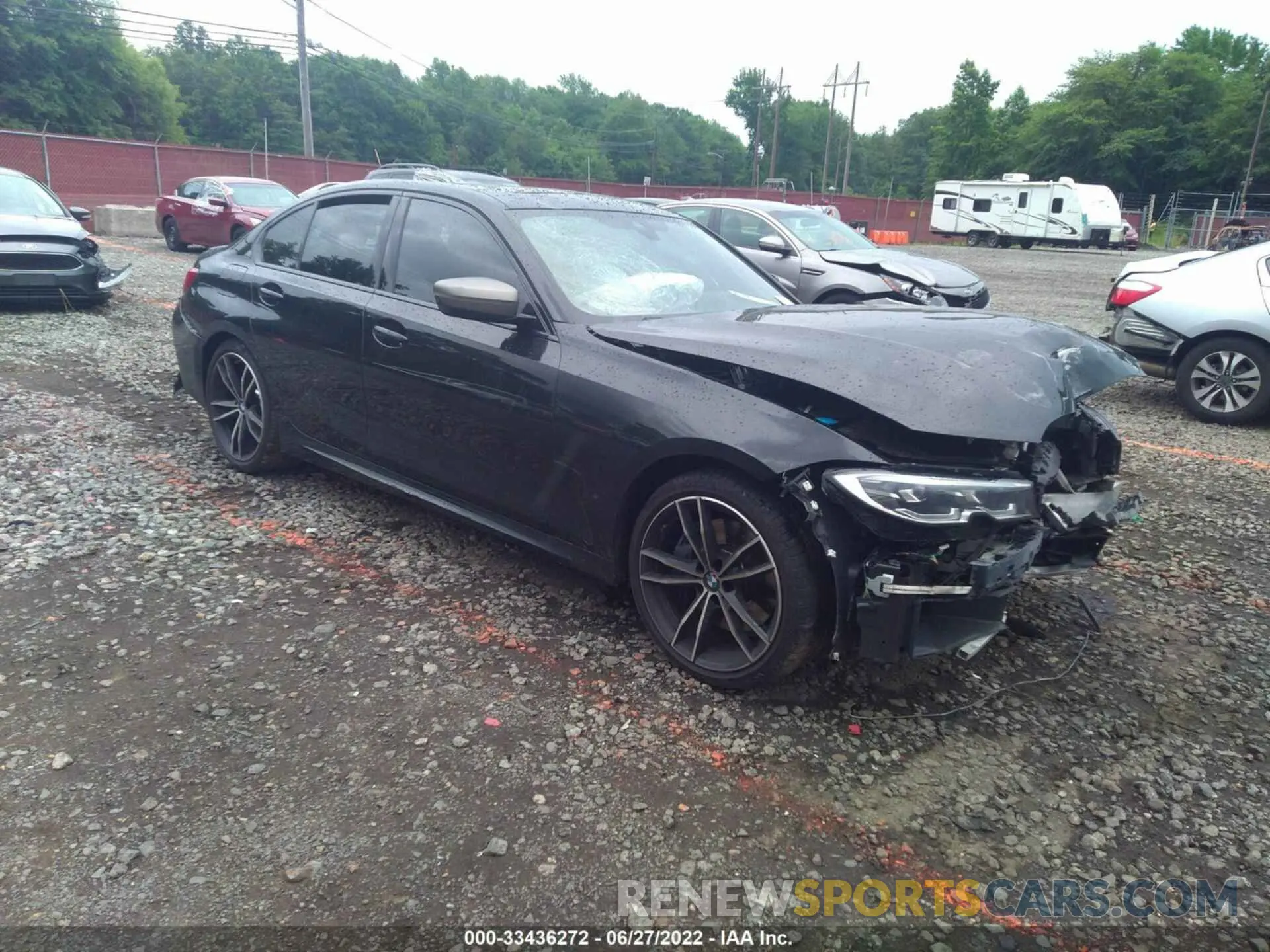 1 Photograph of a damaged car 3MW5U9J0XM8B77015 BMW 3 SERIES 2021