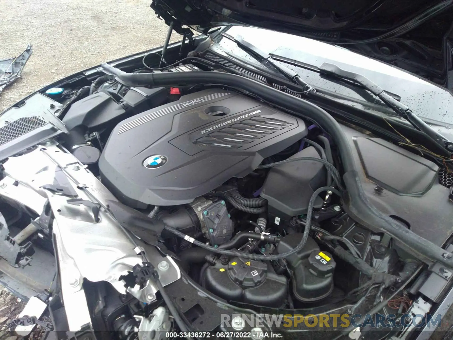 10 Photograph of a damaged car 3MW5U9J0XM8B77015 BMW 3 SERIES 2021