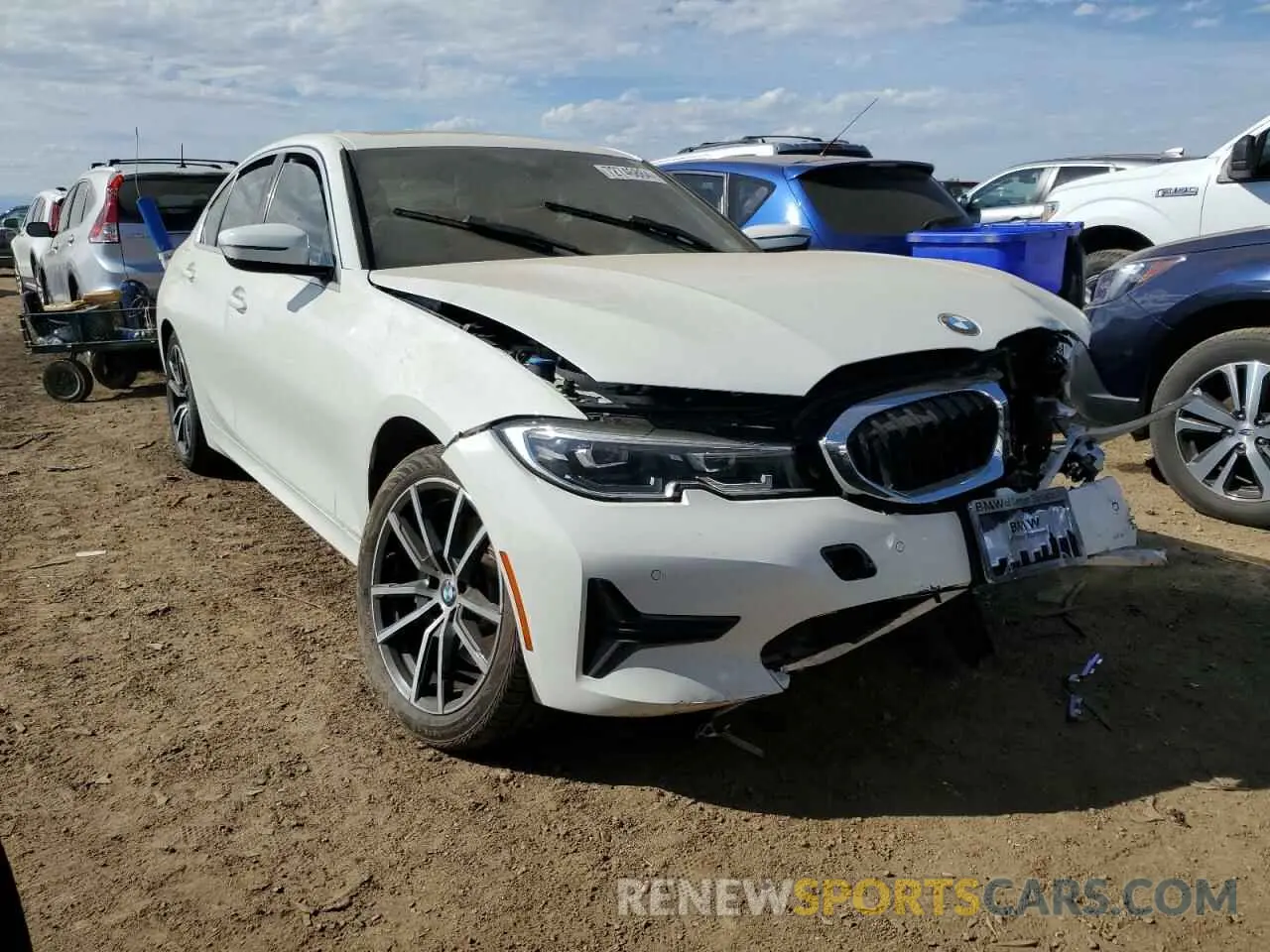 4 Photograph of a damaged car WBA5R7C03MFK49232 BMW 3 SERIES 2021